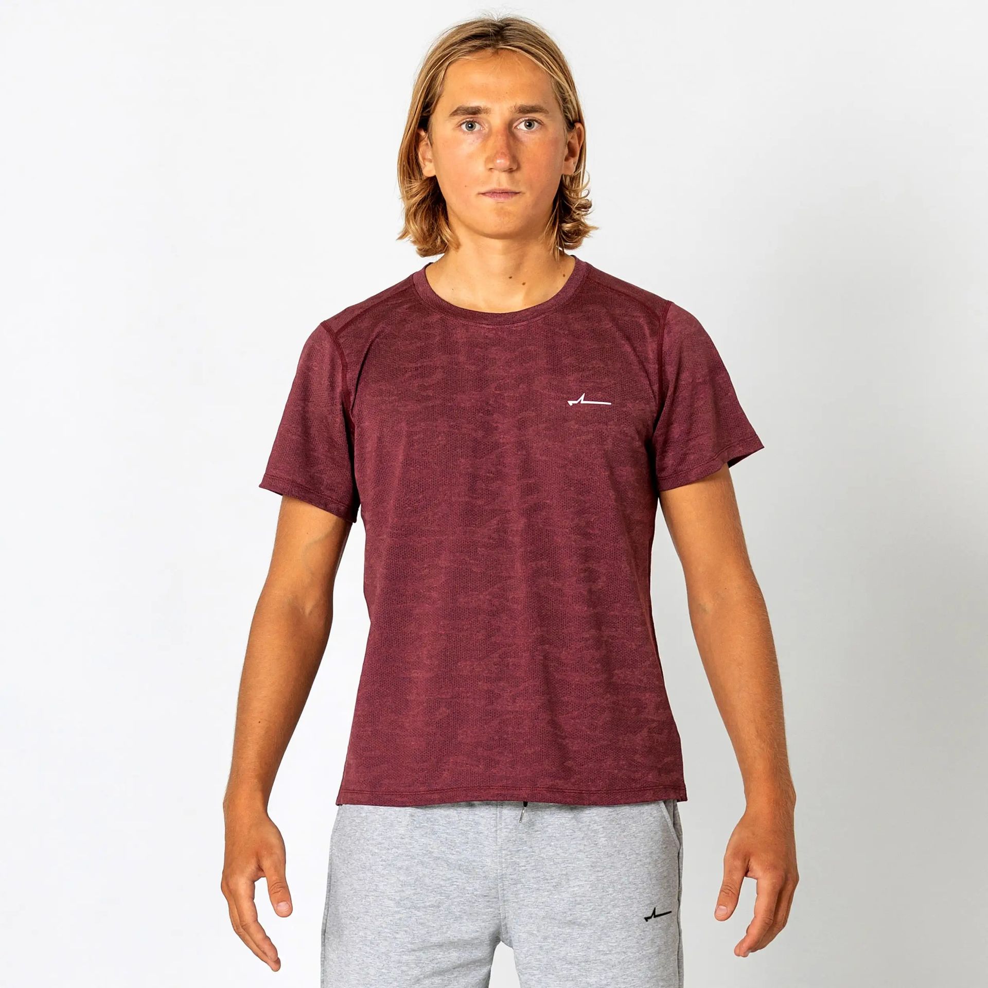 Forza Heren Training T-Shirt – Burgundy - Large