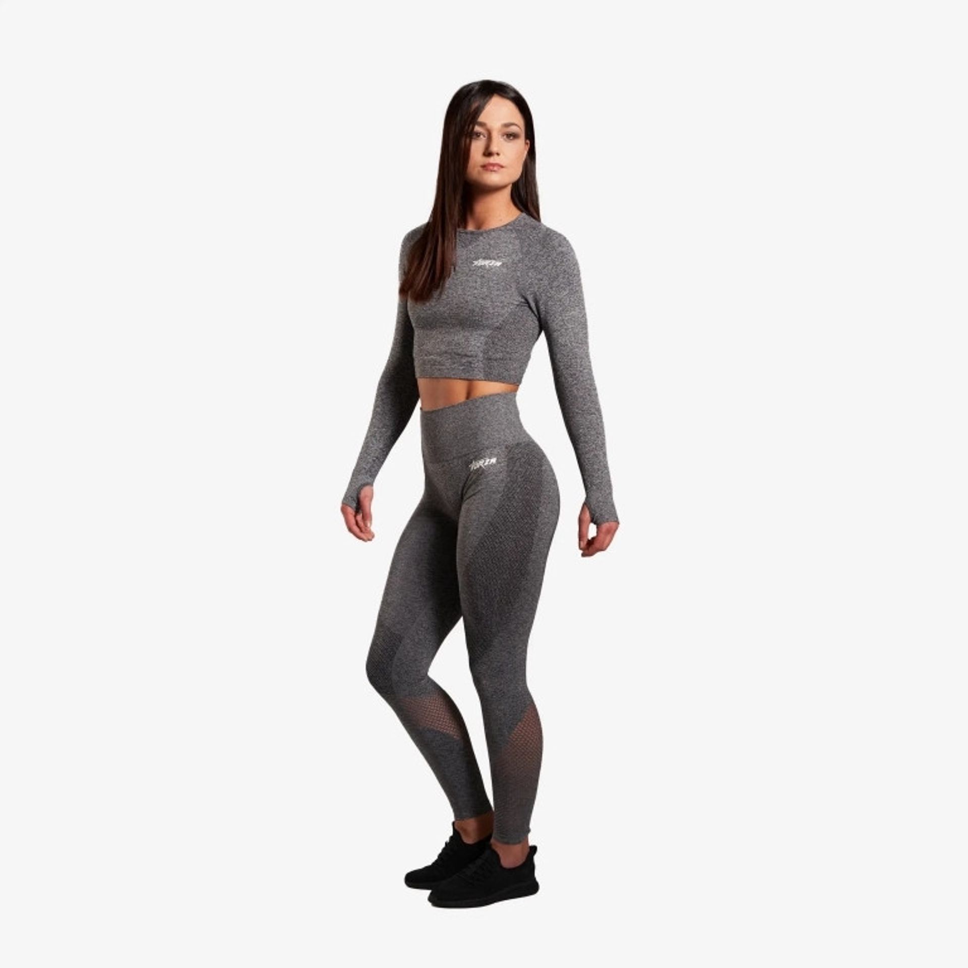 Forza High Waist Leggings – Shadow Grey - Mediumedium