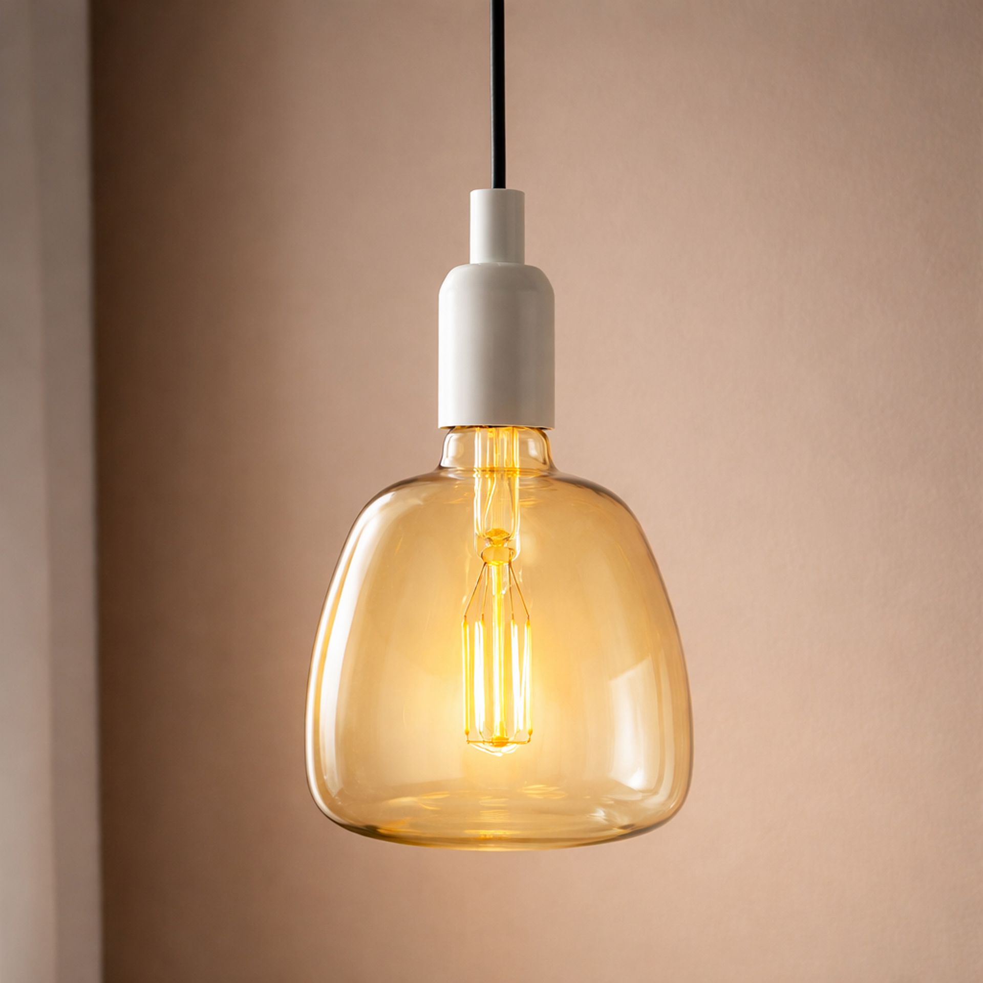 E27 LED Decorative Filament Bulb T140 4W Amber Warm White – Dimmable