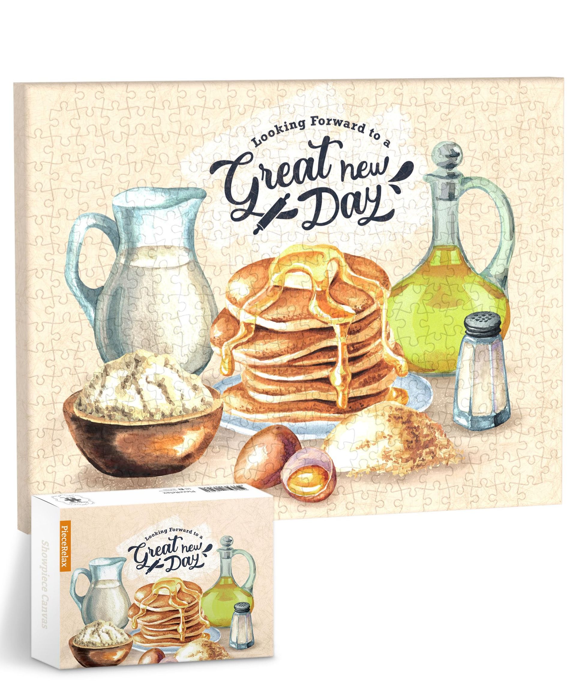 Canvas Wall Art Jigsaw Puzzle for Adults High-Density Plastic UV Print - Pangreat Day 12x9.25in - Spring Refresh