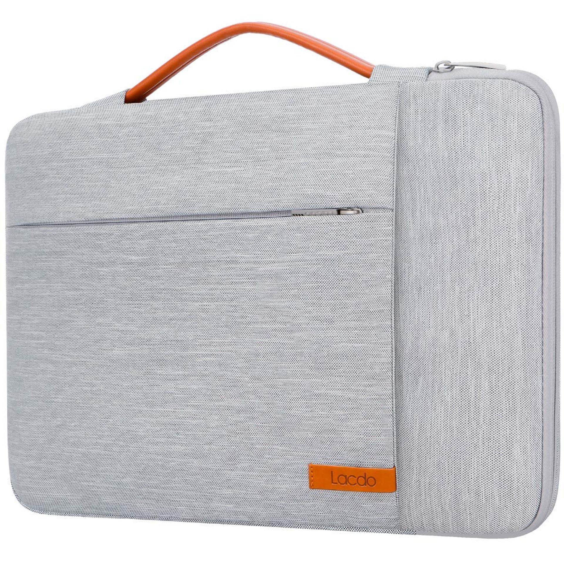Laptop Sleeve Case 360° Shockproof Water-Resistant Protective Cover for 15.6 inch Laptops - Grey 15.6 Inch