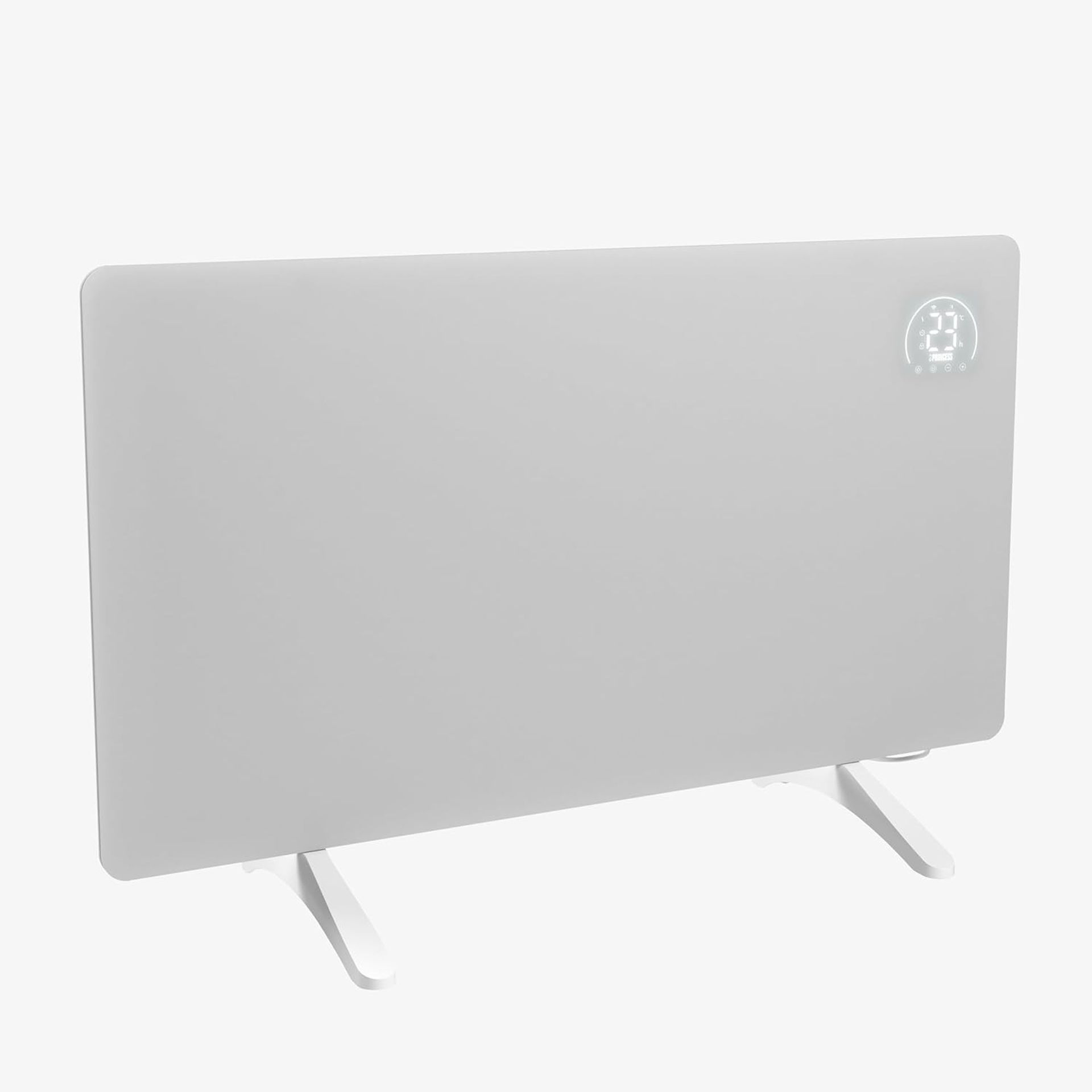 Princess Infrared Heater Energy Efficient Adjustable Thermostat Portable Design - White