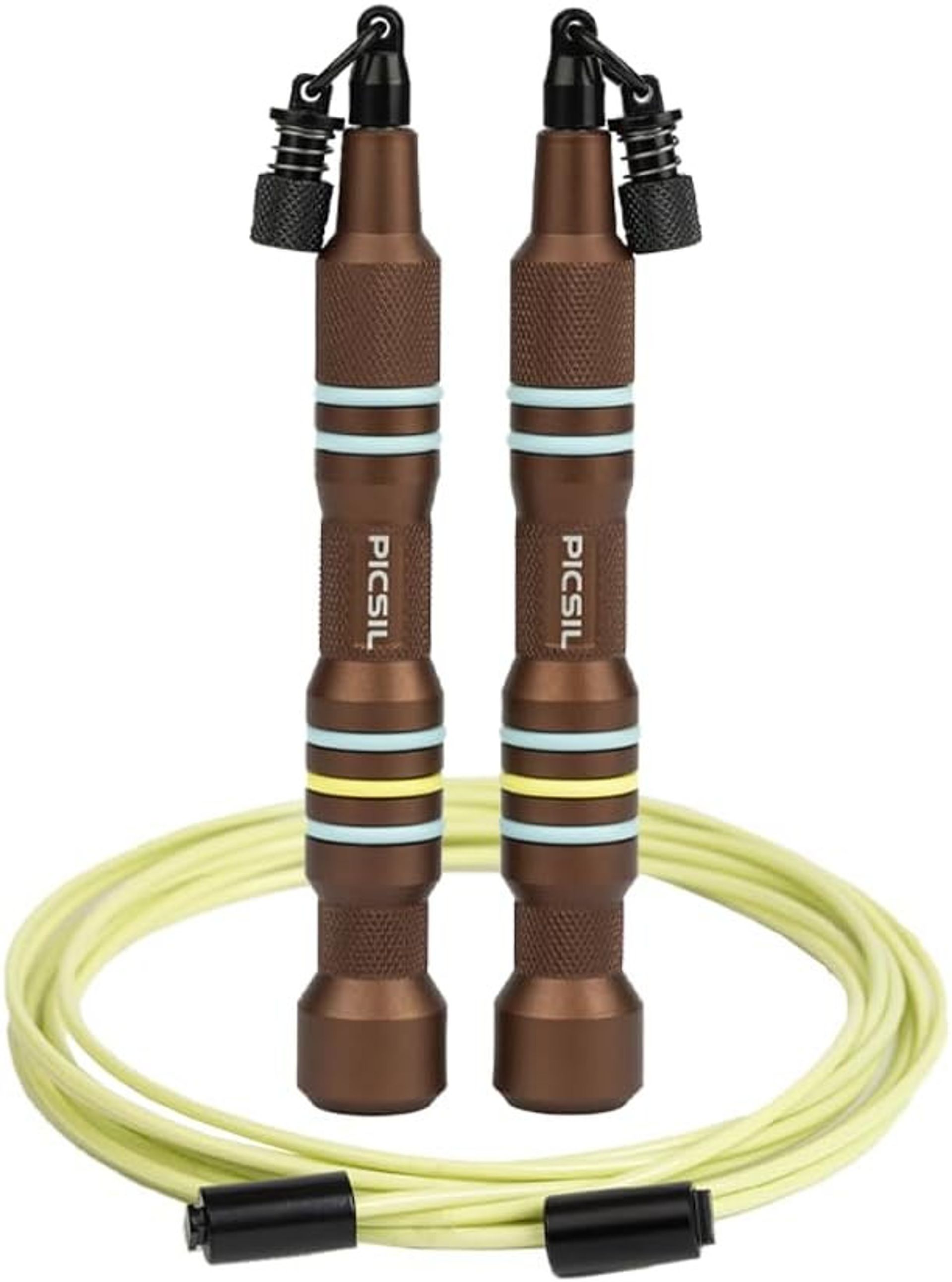 Adjustable Speed Jump Rope 3-in-1 Design for Speed, Weighted & Crossover Training - Copper Weights
