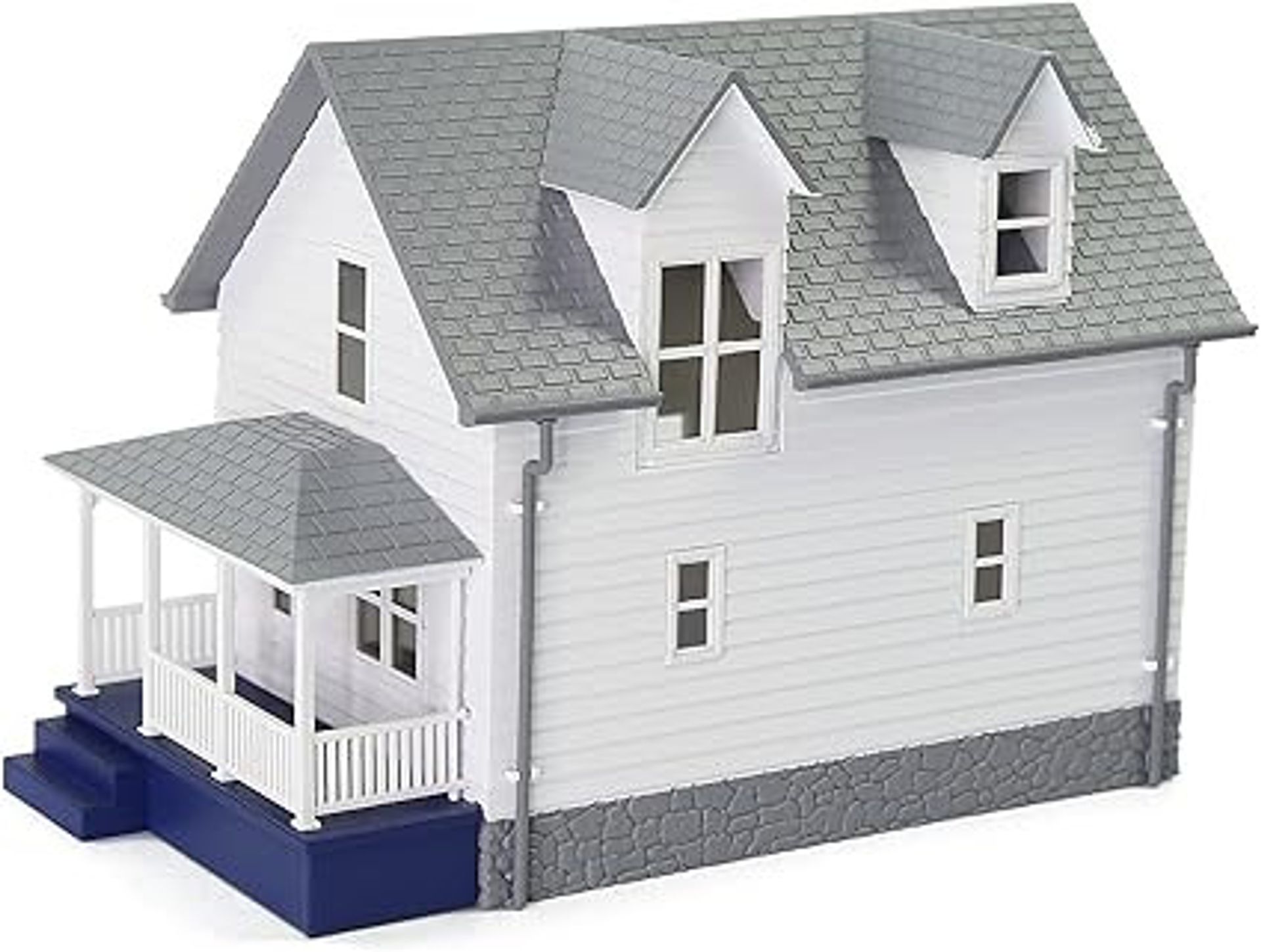 Evemodel N Scale 1:160 White Model House - Perfect for Railway & Village Dioramas
