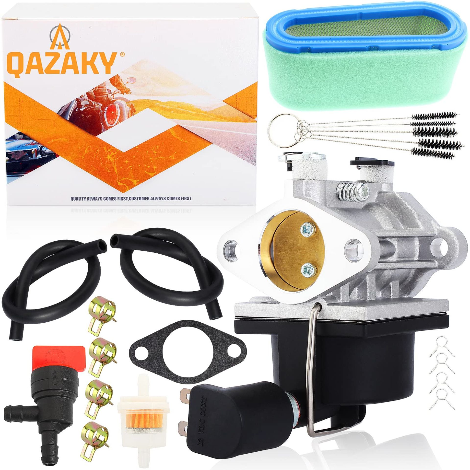 Carburettor Replacement for Tecumseh 640330A 640034A 640072A Engines with Air Filter & Fittings - Silver Standard