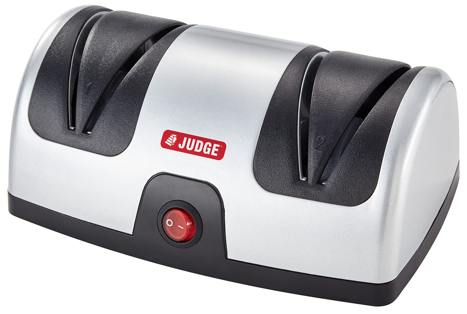 Judge Electric Knife Sharpener and Honer with Dual-Stage Sharpening System for Kitchen Knives - Black Compact - Spring Refresh