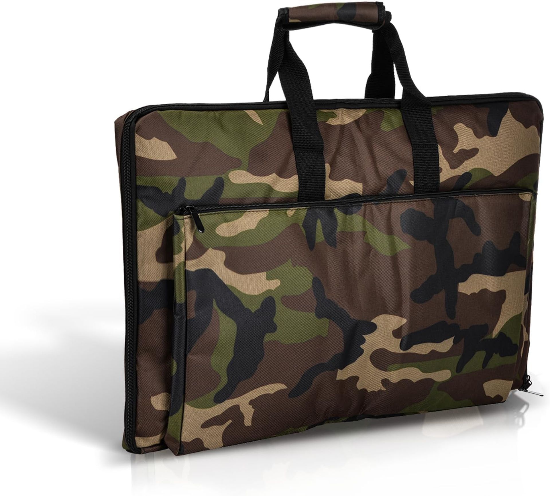 Travel Storage Bag for Gen3 V3 Rectangular Satellite Internet Kit with Double Pockets for Antenna, Router and Power Supply - Camouflage