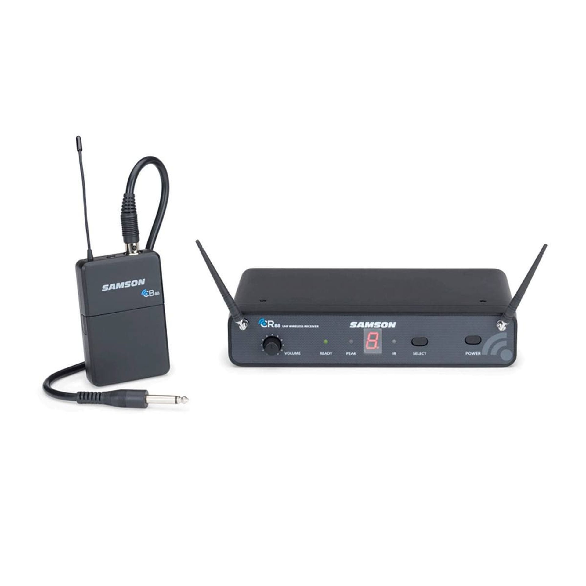 Wireless Guitar/Bass System UHF 16-Channel True Diversity Receiver & Transmitter - Black SWC88BGT-K