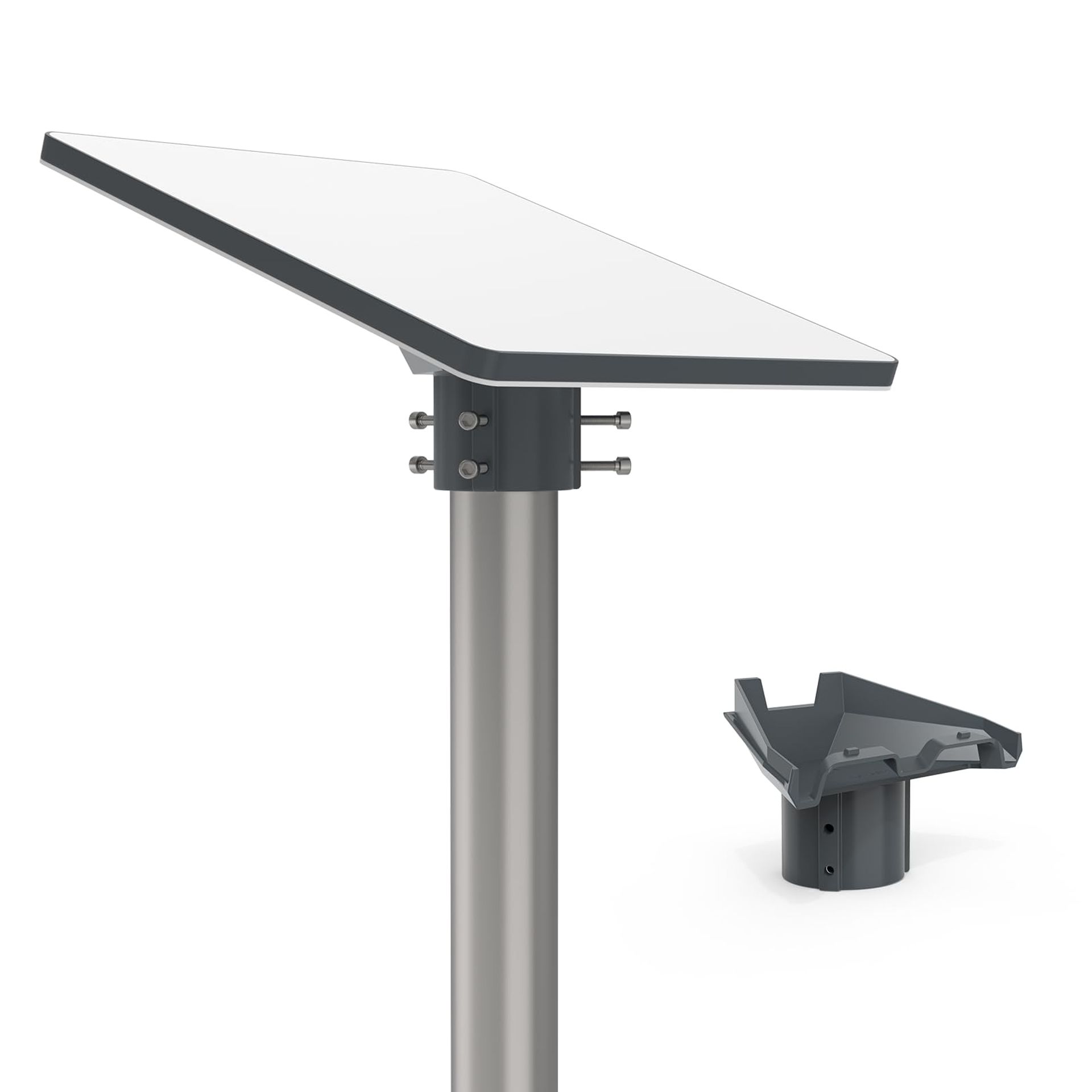 Starlink Mini RV Ladder Mount Stable Support Anti-Slip Durable Installation Accessory for Starlink Mini Satellite Kit - Grey Starlink Mini RV Ladder Mount