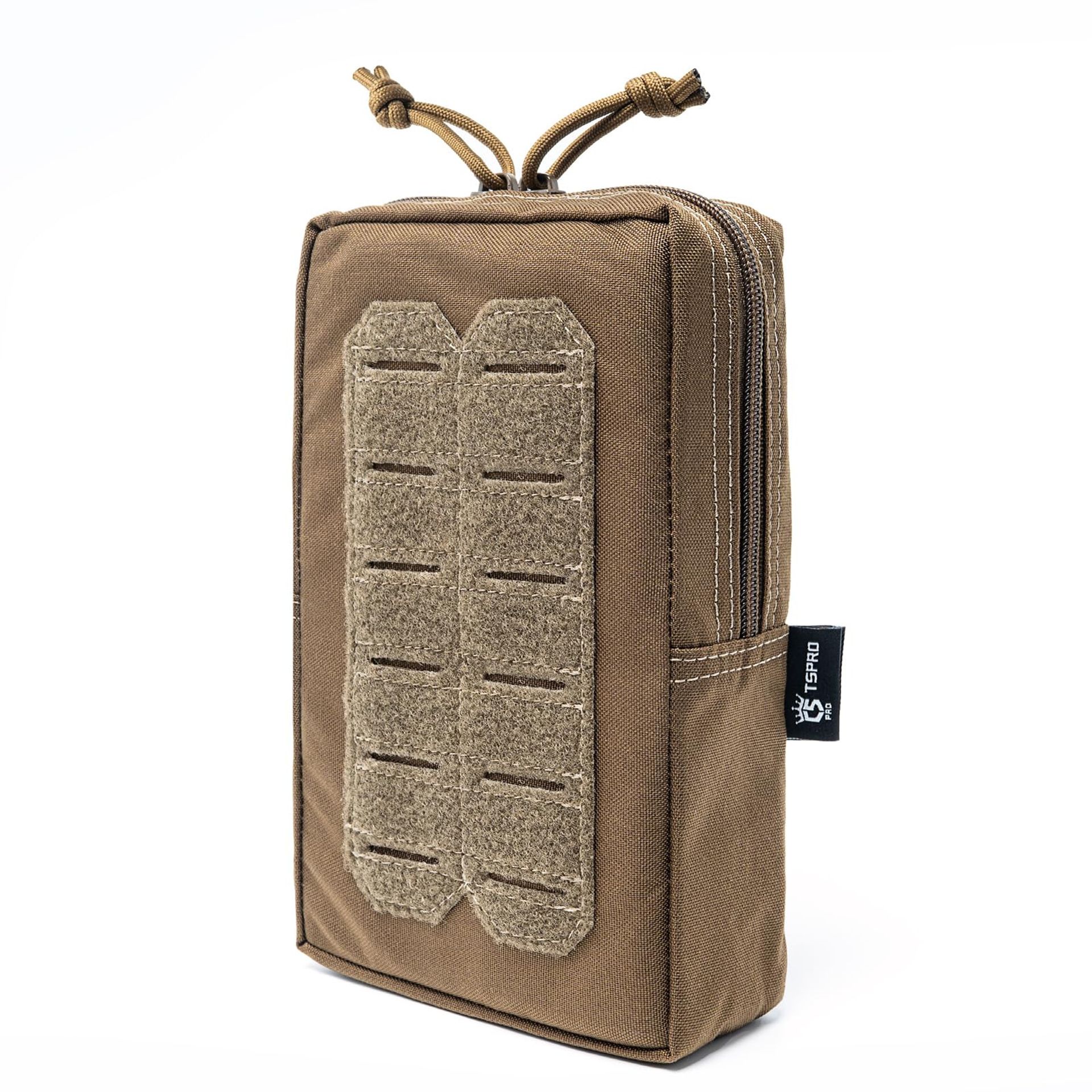 Tactical EDC Utility Pouch Molle Compatible Compact Multi-Purpose Organiser for Outdoor and Emergency Use - Khaki 8x5x2 inch