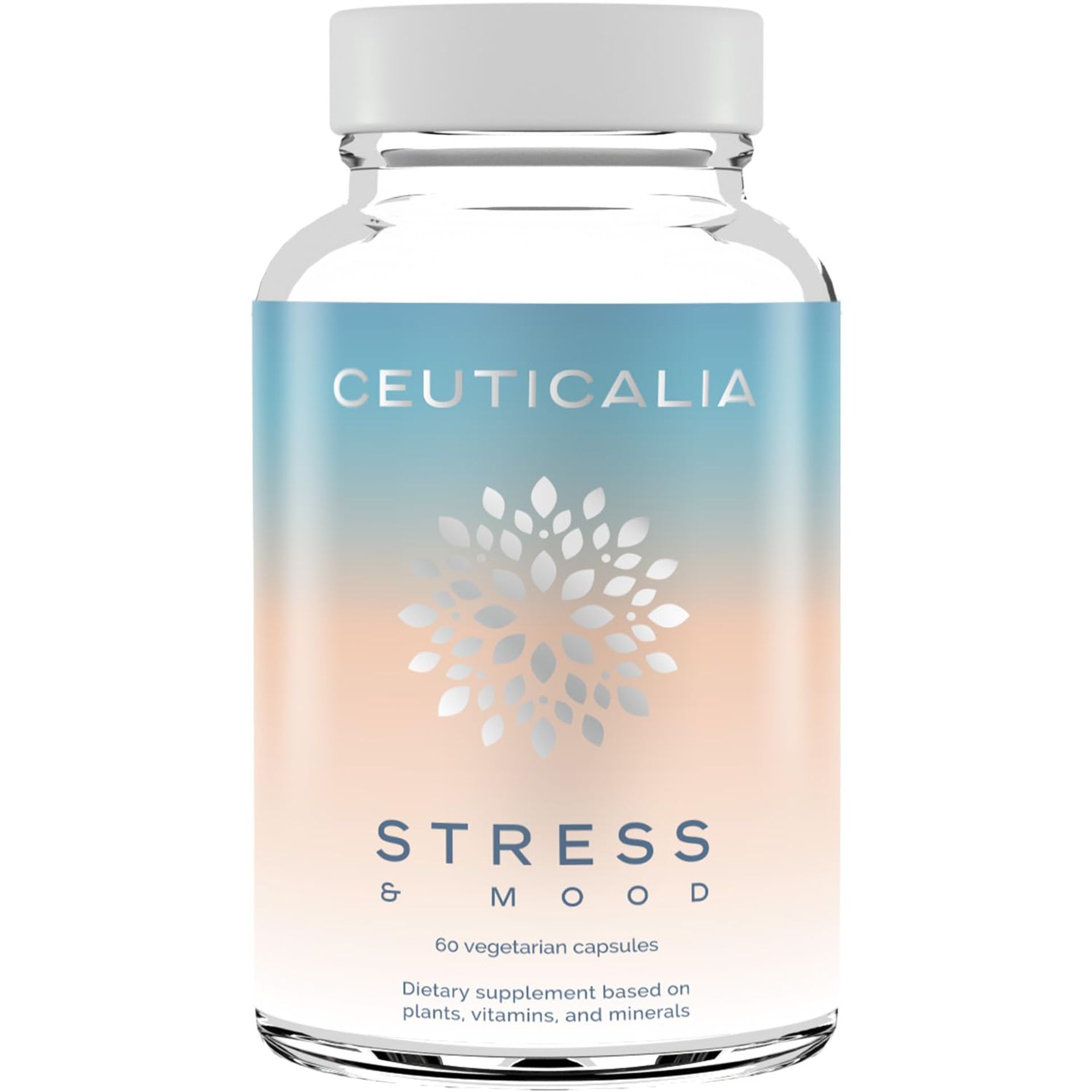 Stress and Mood Supplement for Anxiety Relief with Magnesium, Vitamin B6, Saffron & Rhodiola - 180 Capsules Pack of 3