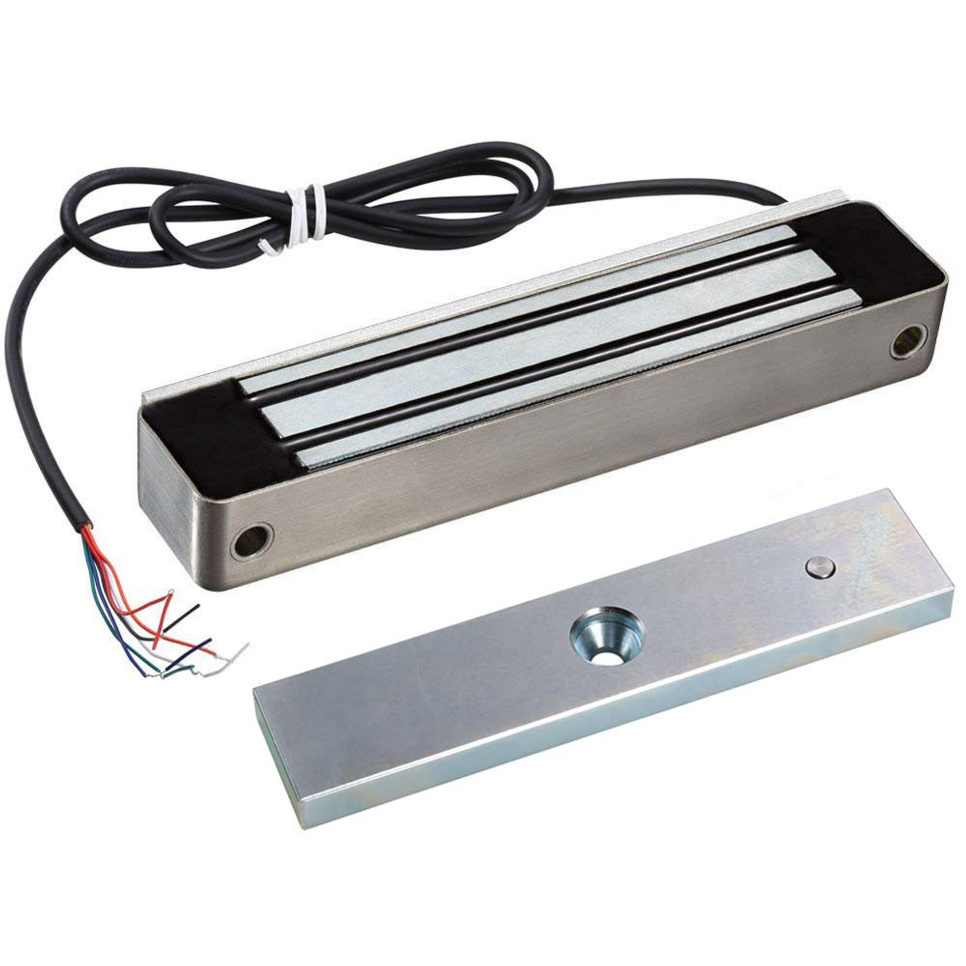 Electric Magnetic Door Lock 600lb Holding Force Weatherproof Security Access Control - Grey YM-280W