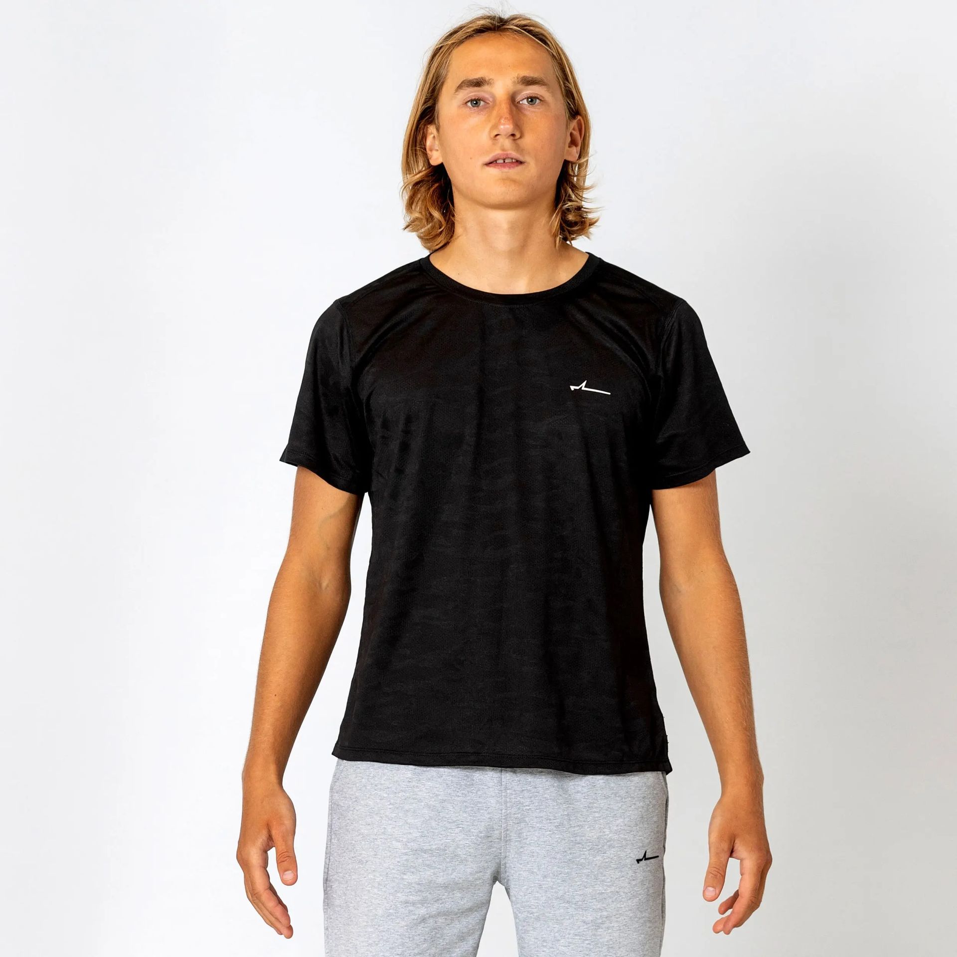 Forza Heren Training T-Shirt - Midnight Black - Large