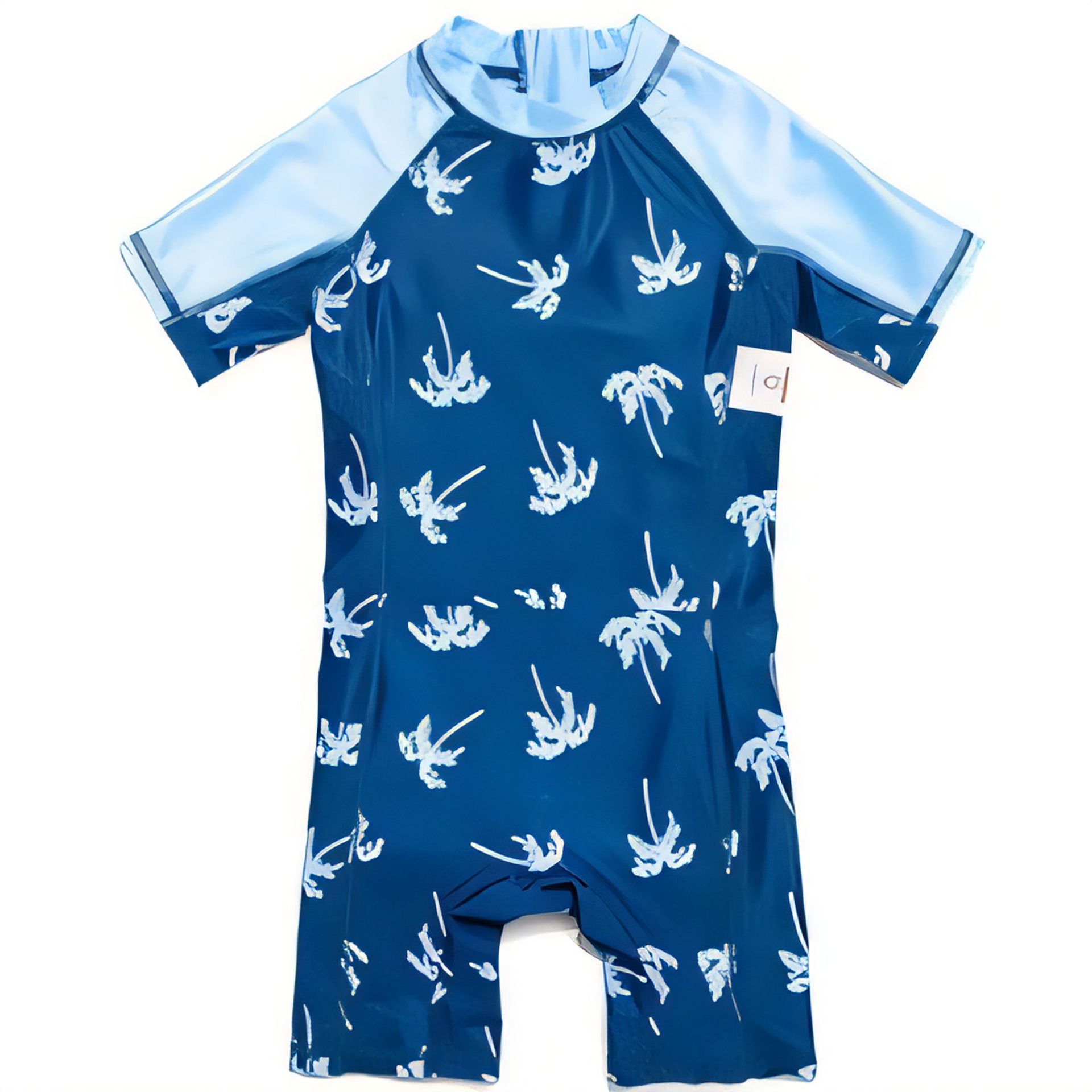 Baby Boys One-Piece Swimsuit UPF 50+ Sun Protection, Eco Fabric, 6-9m