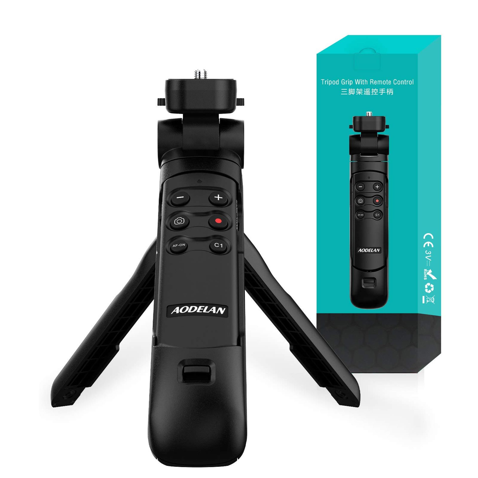 Camera Wireless Remote Control Mini Tripod Shooting Grip with Bluetooth - for Sony AODELAN-TG1