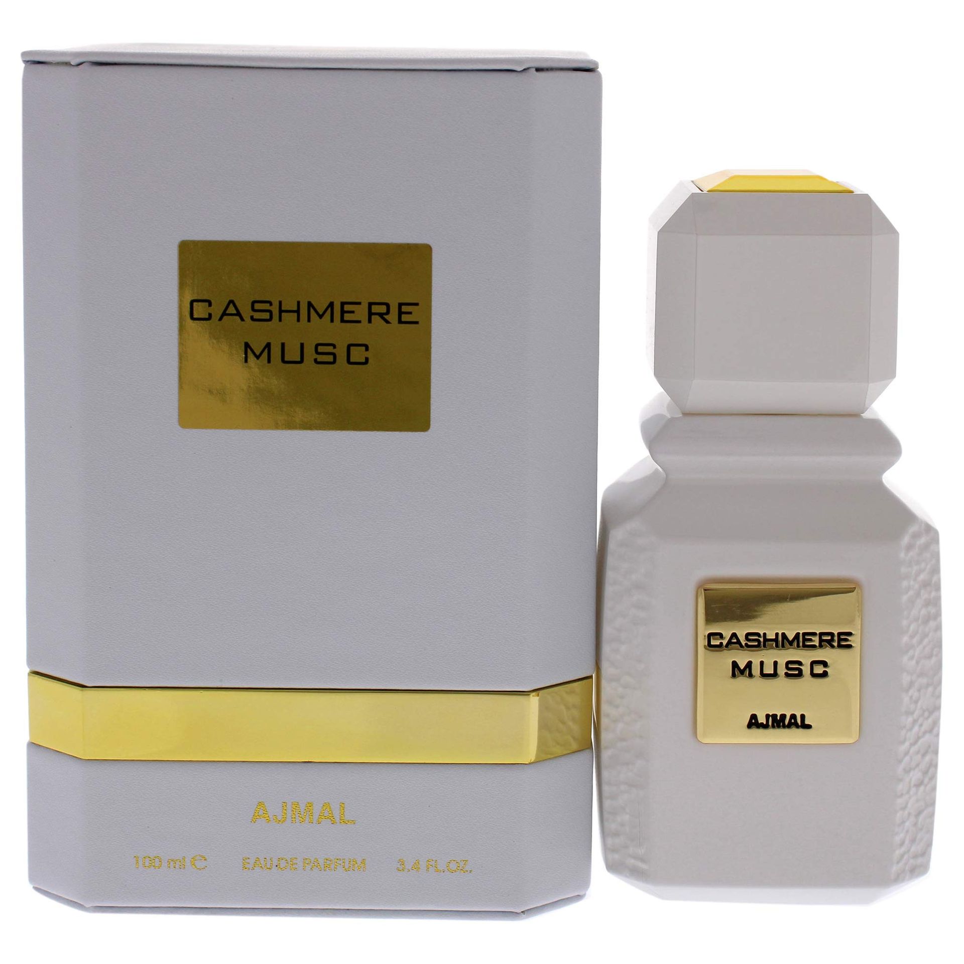 Unisex Eau de Parfum by Ajmal Cashmere Musc Woody Floral Musk Fragrance Long-Lasting Spray - Floral 100.55 ml