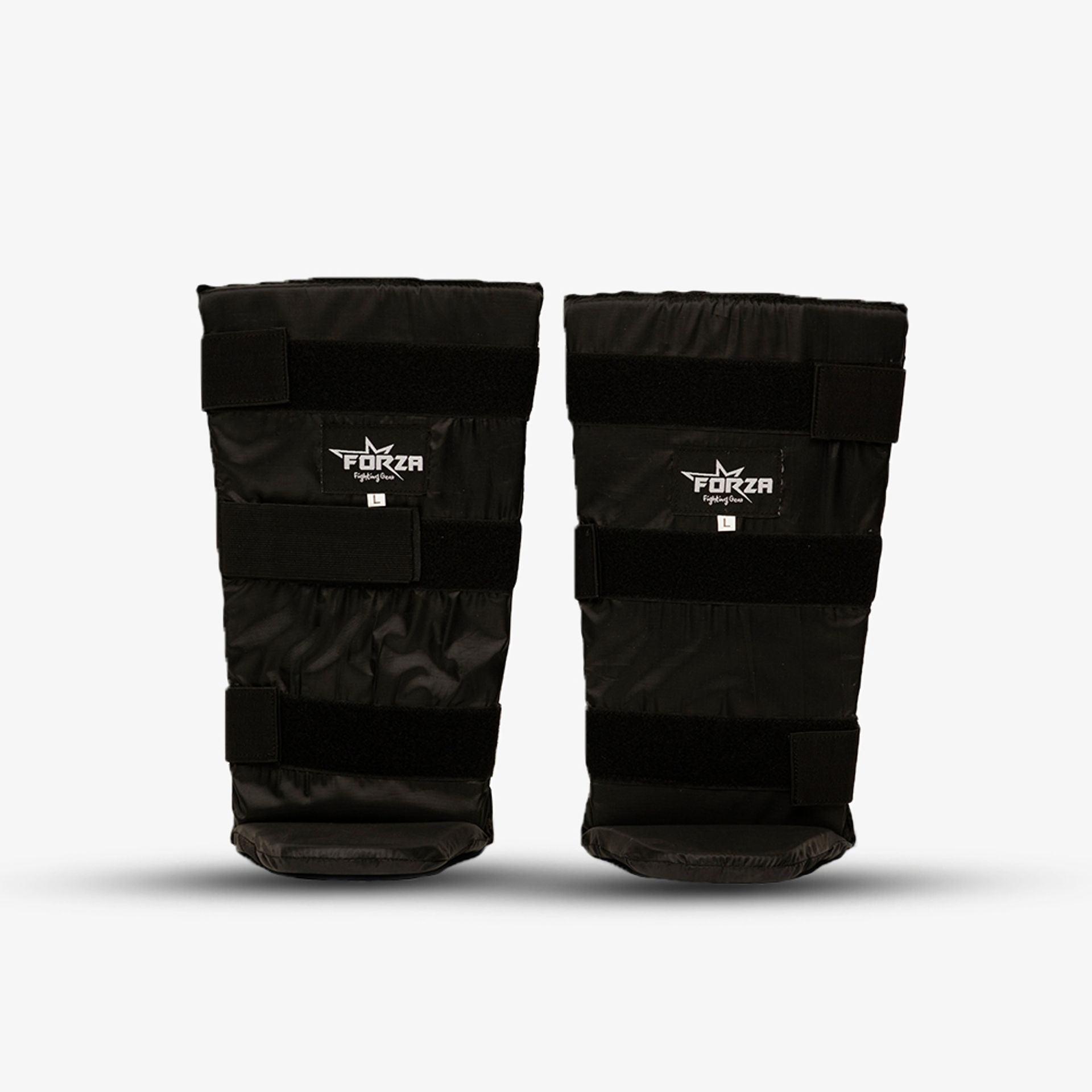 Forza Shinpads Adult Cotton Padded – Black - XS