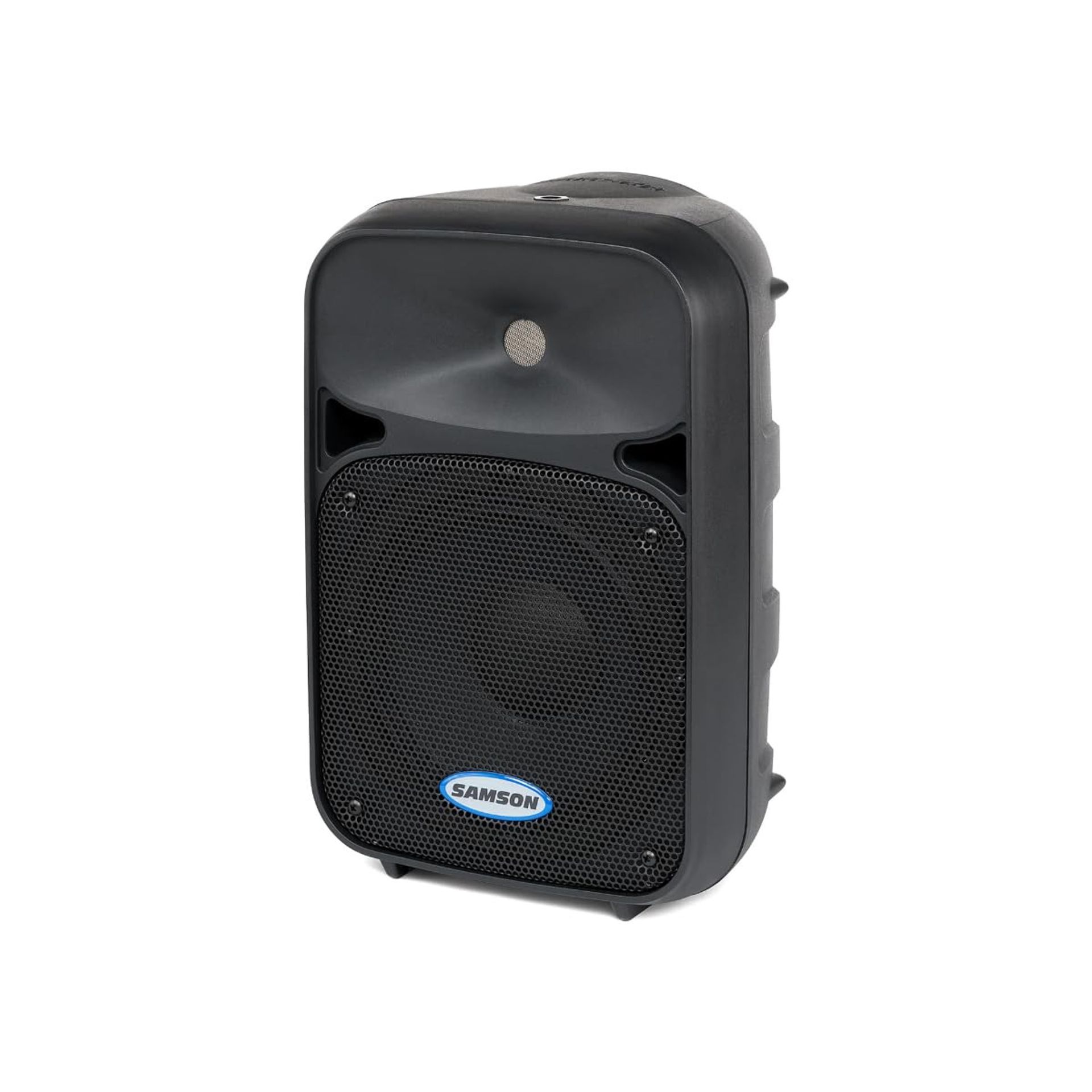 Samson Auro D208A 200W 8-Inch Active 2-Way PA Loudspeaker Portable Audio System - Black