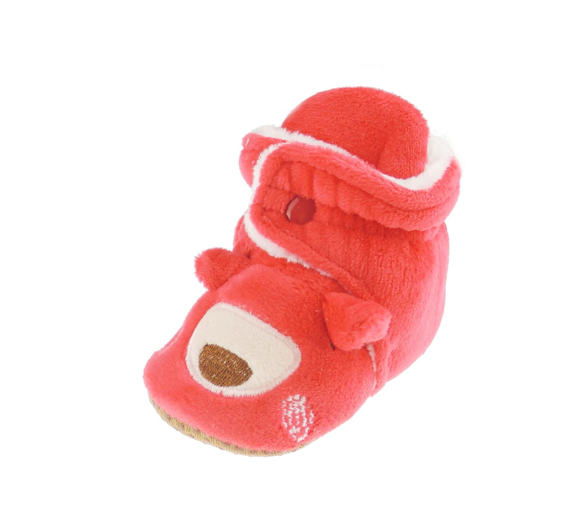 Baby Boys & Girls Christmas Pram Booties Soft Fleece Warm Slippers - Multicolour 3-6 Months