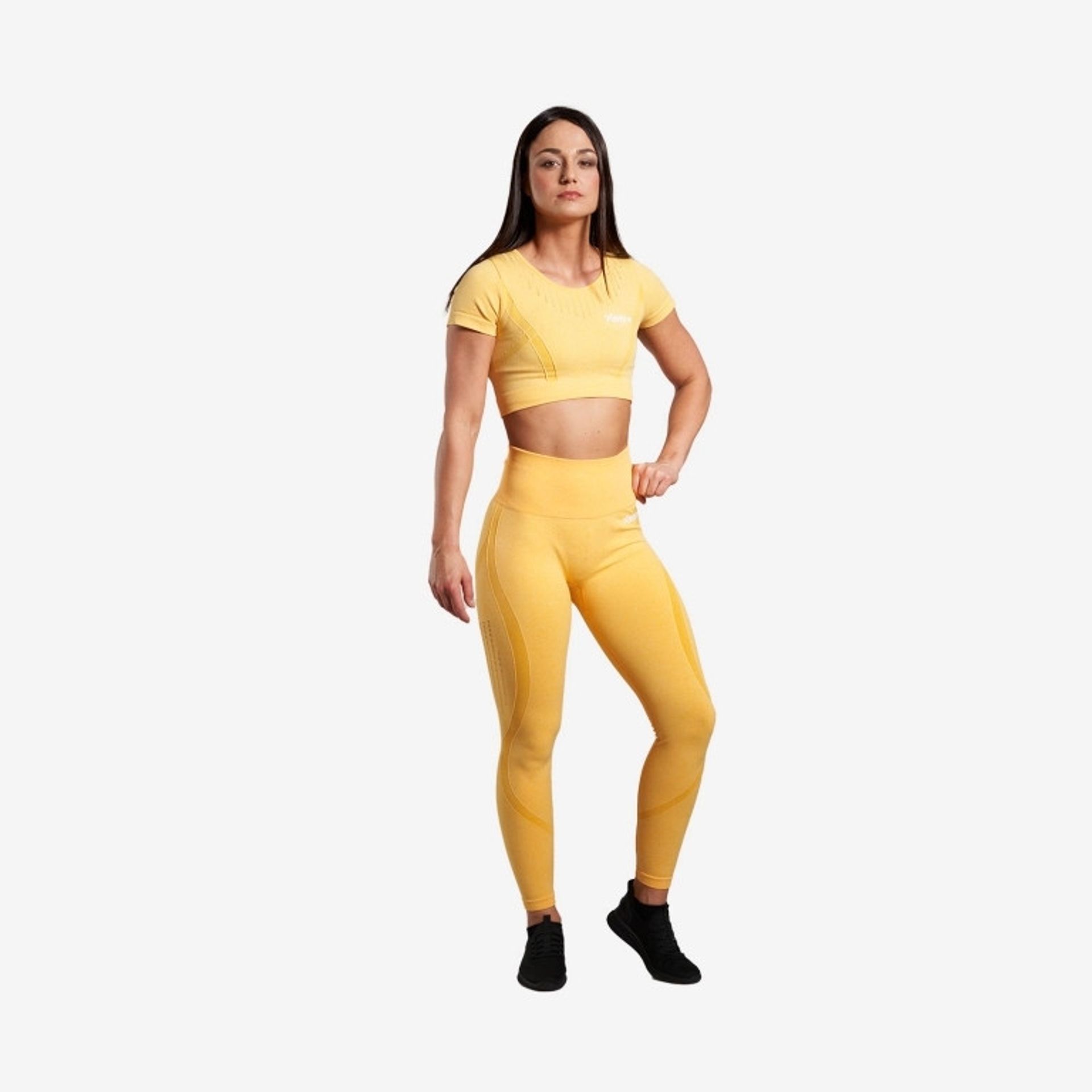 Forza High Wiast Leggings – Sunny Yellow - Smallmall