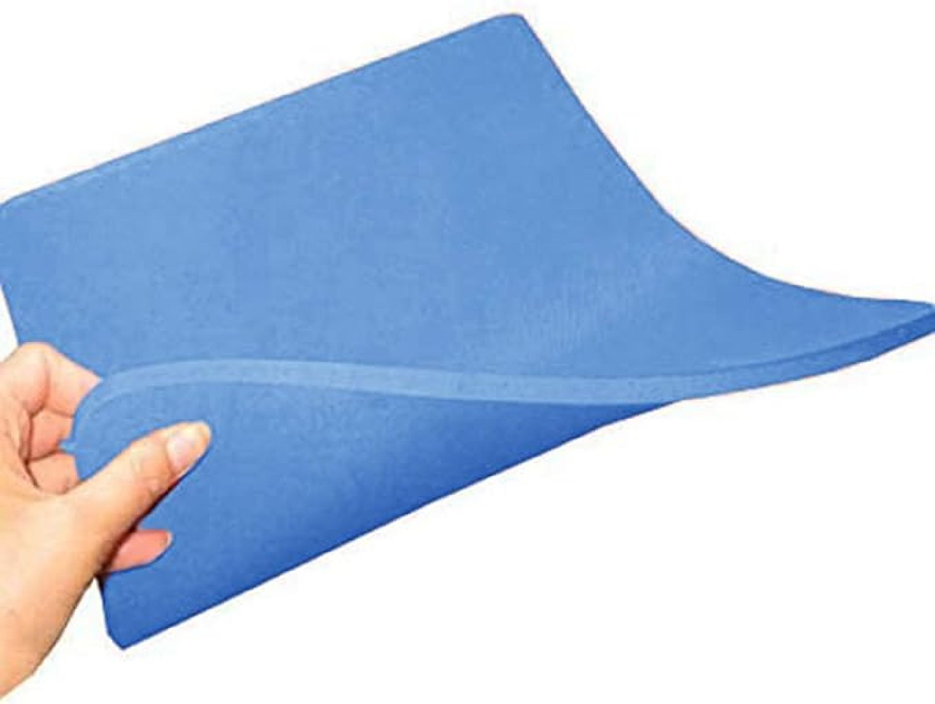 Silicone Heat Press Pad Non-Stick High Temperature Resistant Mat Replacement for Heat Transfer Machines - Blue 12x15 Inch
