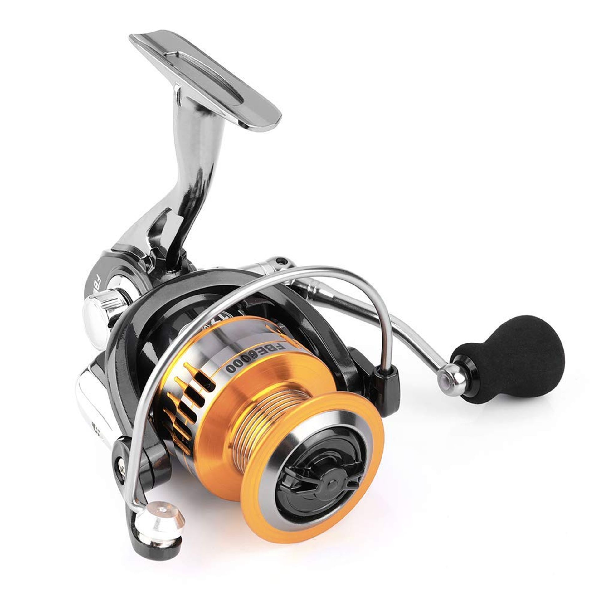 Rapid Sea Fishing Reel 17+1 Ball Bearings Aluminium Ultralight Smooth Spincasting Reel - Black