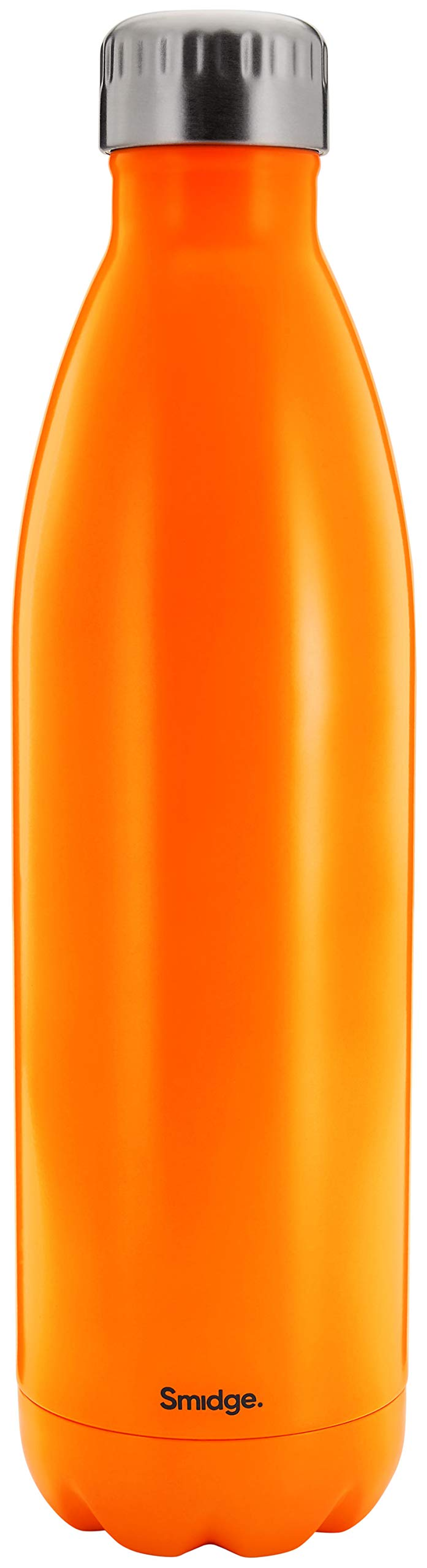 Smidge Reusable Insulated Water Bottle 750ml Leakproof Stainless Steel Vacuum Flask BPA-Free Keeps Drinks Hot 12h Cold 24h - Citrus Classic Cap 750ml - Student Essentials
