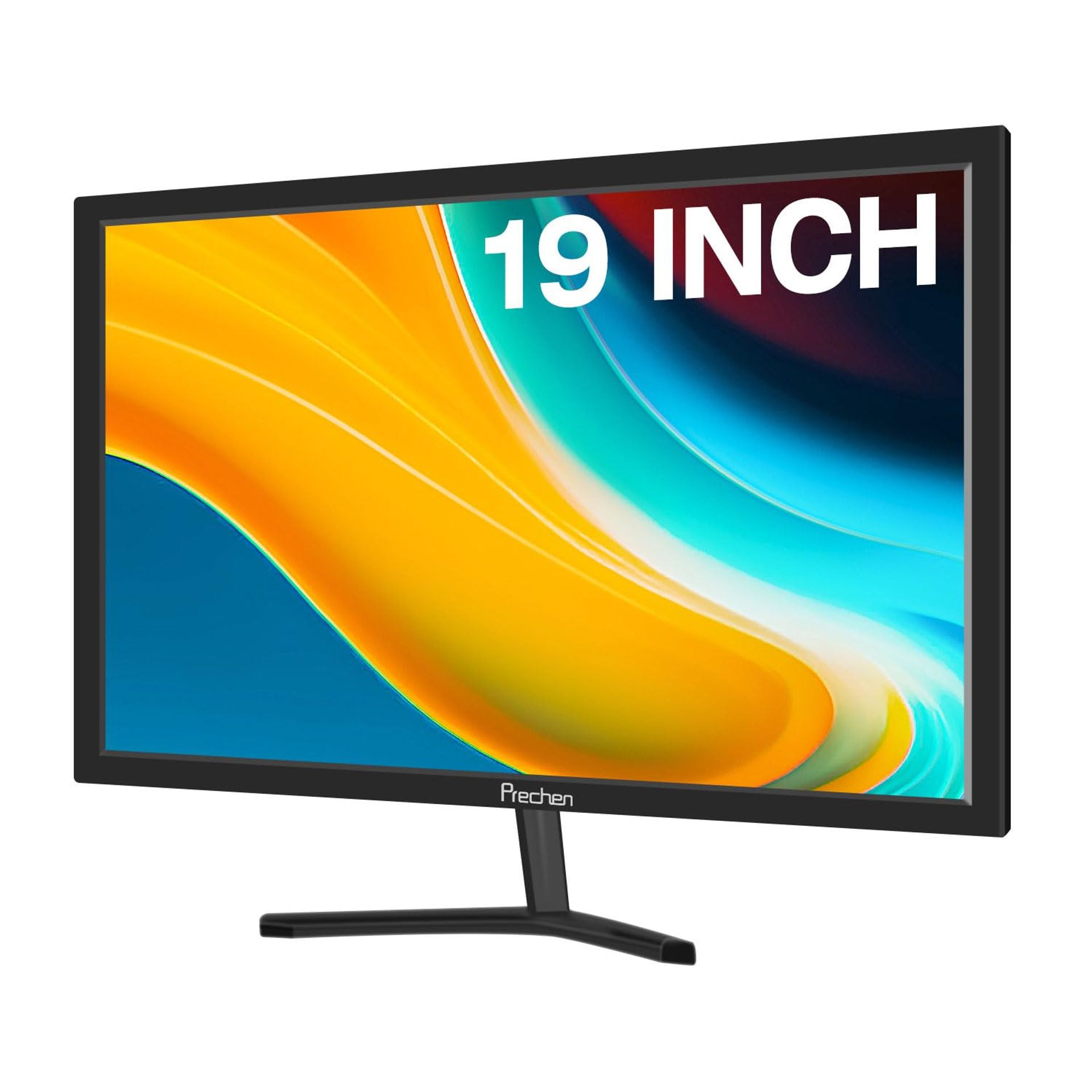 19-Inch LED PC Monitor 1440x900 Resolution HDMI VGA Dual Speakers VESA Mount - Black