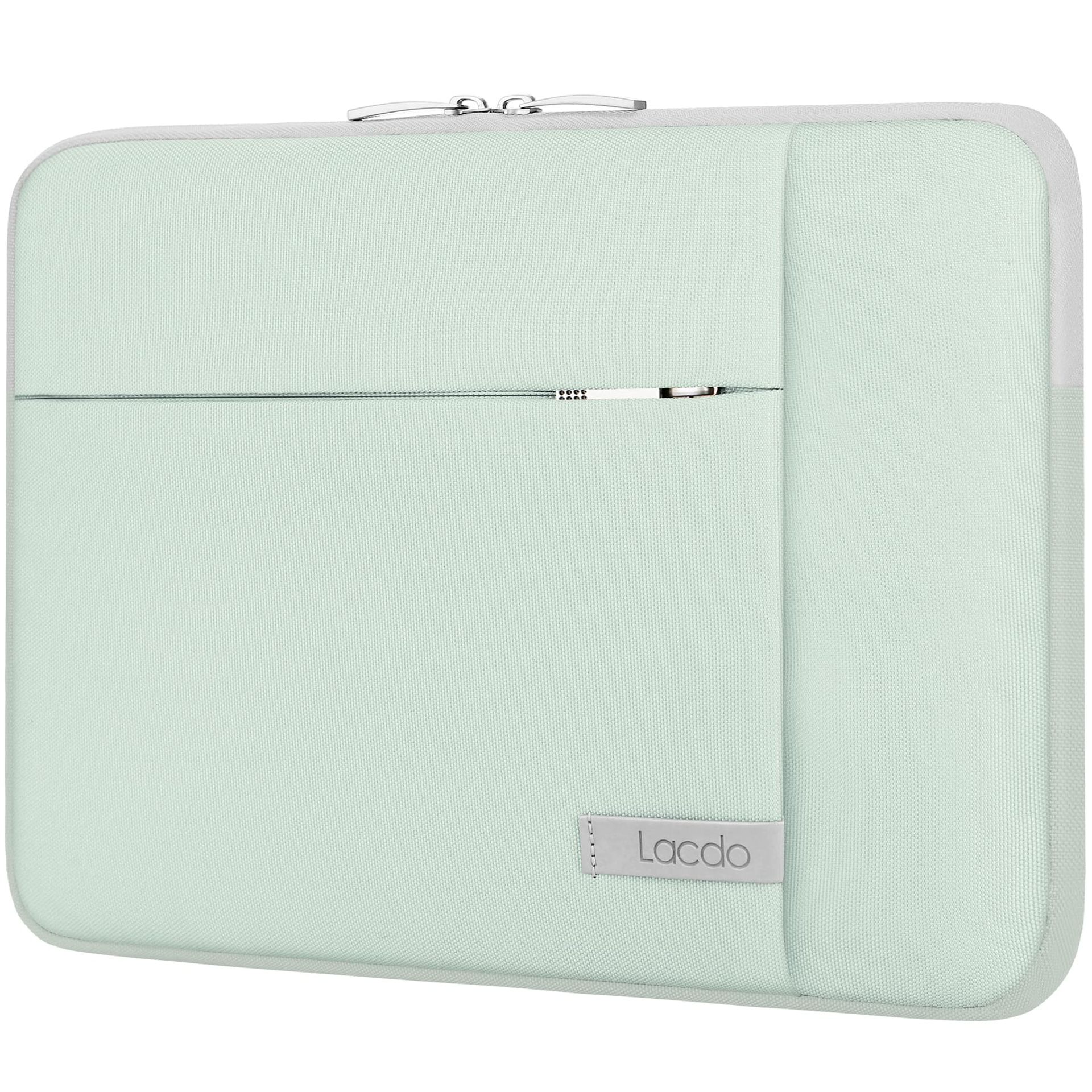 Laptop Sleeve Case Shockproof Water-Resistant Carry Bag Compatible with 16-inch MacBook Pro, Surface Laptop and More - Green 16 Inch