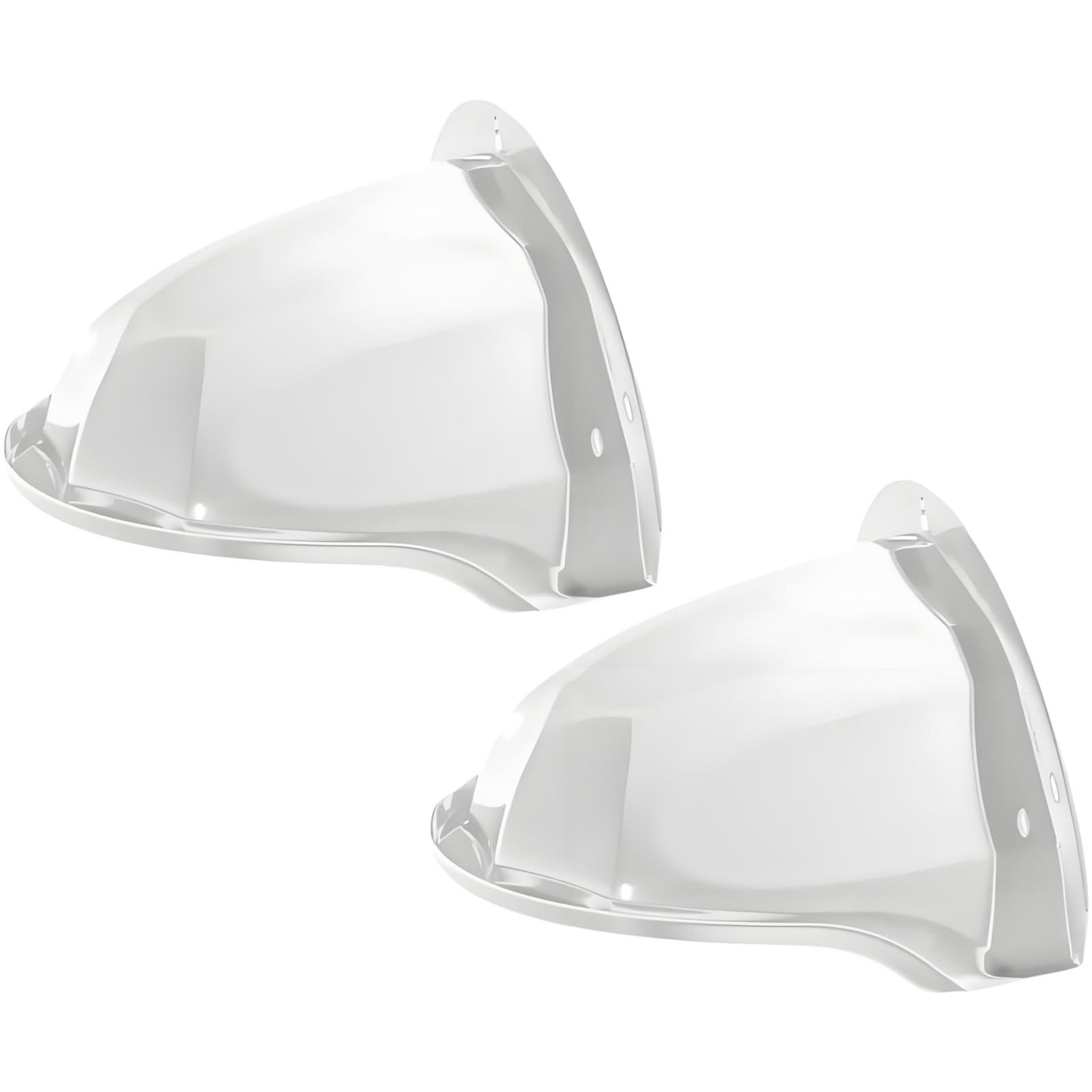 Outdoor CCTV Camera Rain Cover 4-Pack Weatherproof Protective Shield for Home and Office Use - White 29x21x13cm