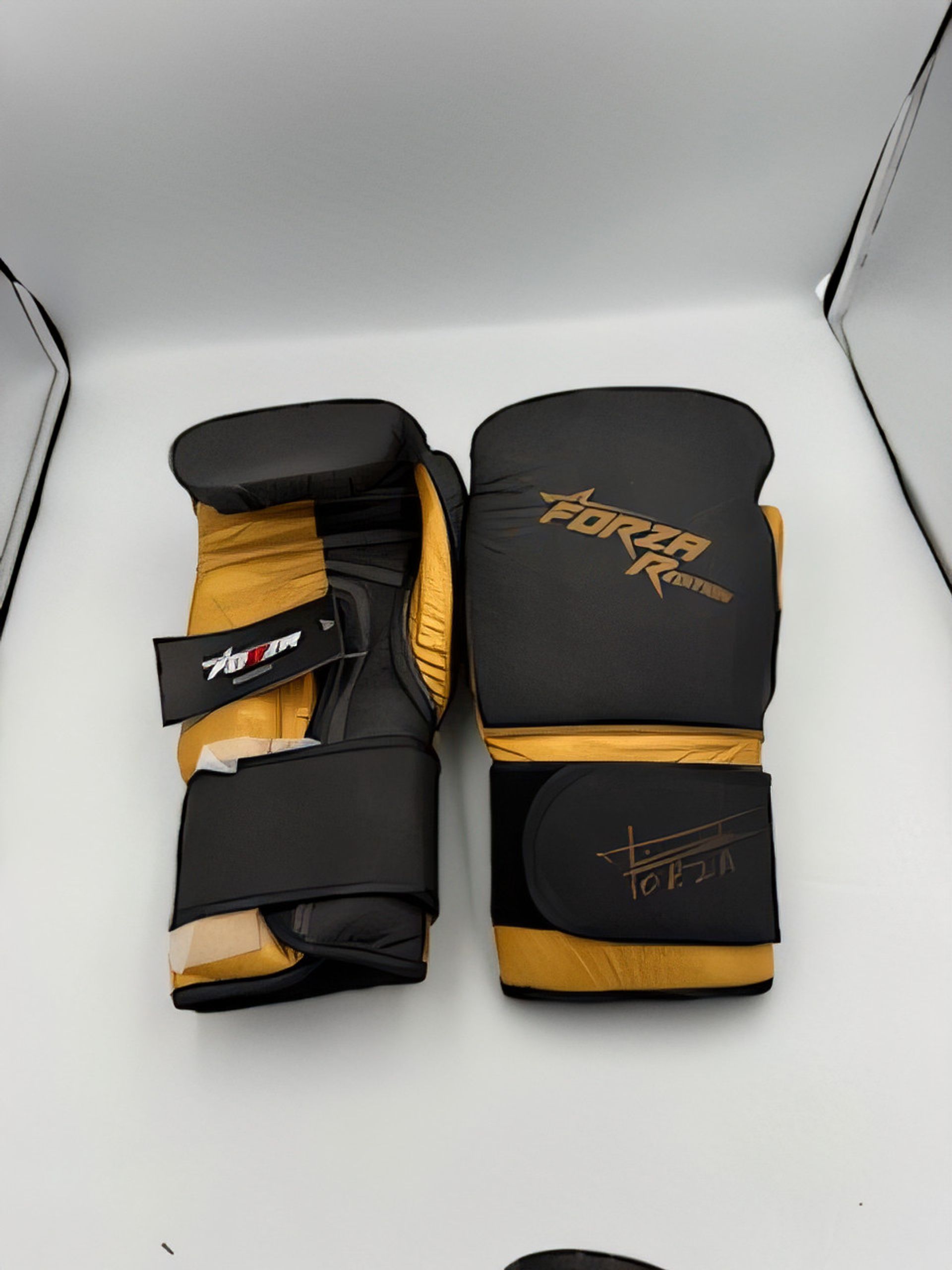 Forza Gloves Rr Special Edition Leather - Black Gold 16O\