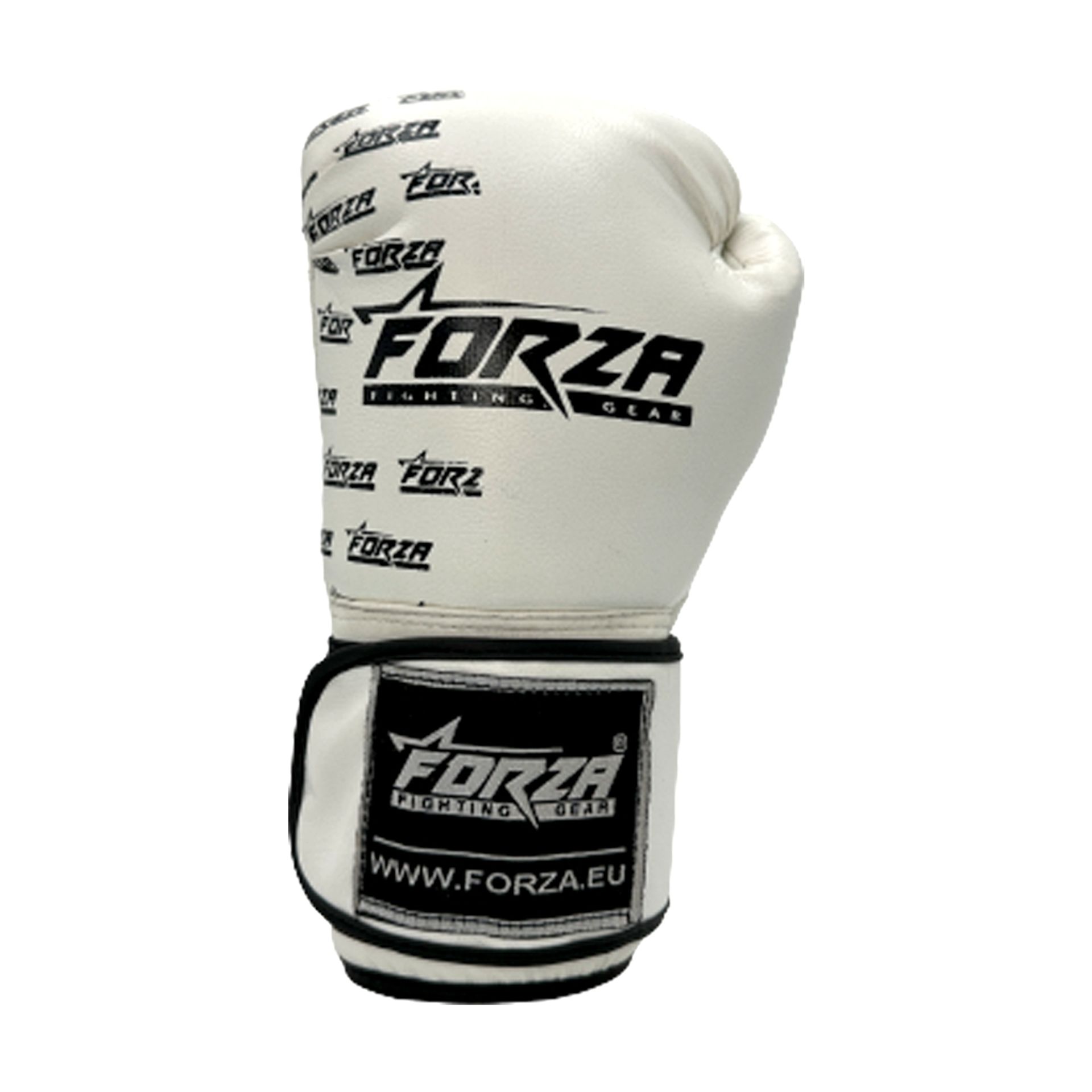 Forza Children's Boxing Gloves - Faux Leather - White - 6oz