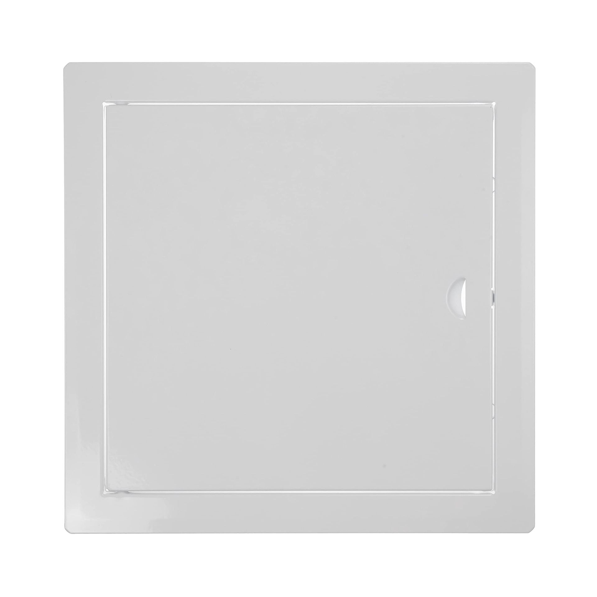 Metal Access Panel for Drywall, Wall and Ceiling Service Openings Easy Installation - White 6 x 12 Inch