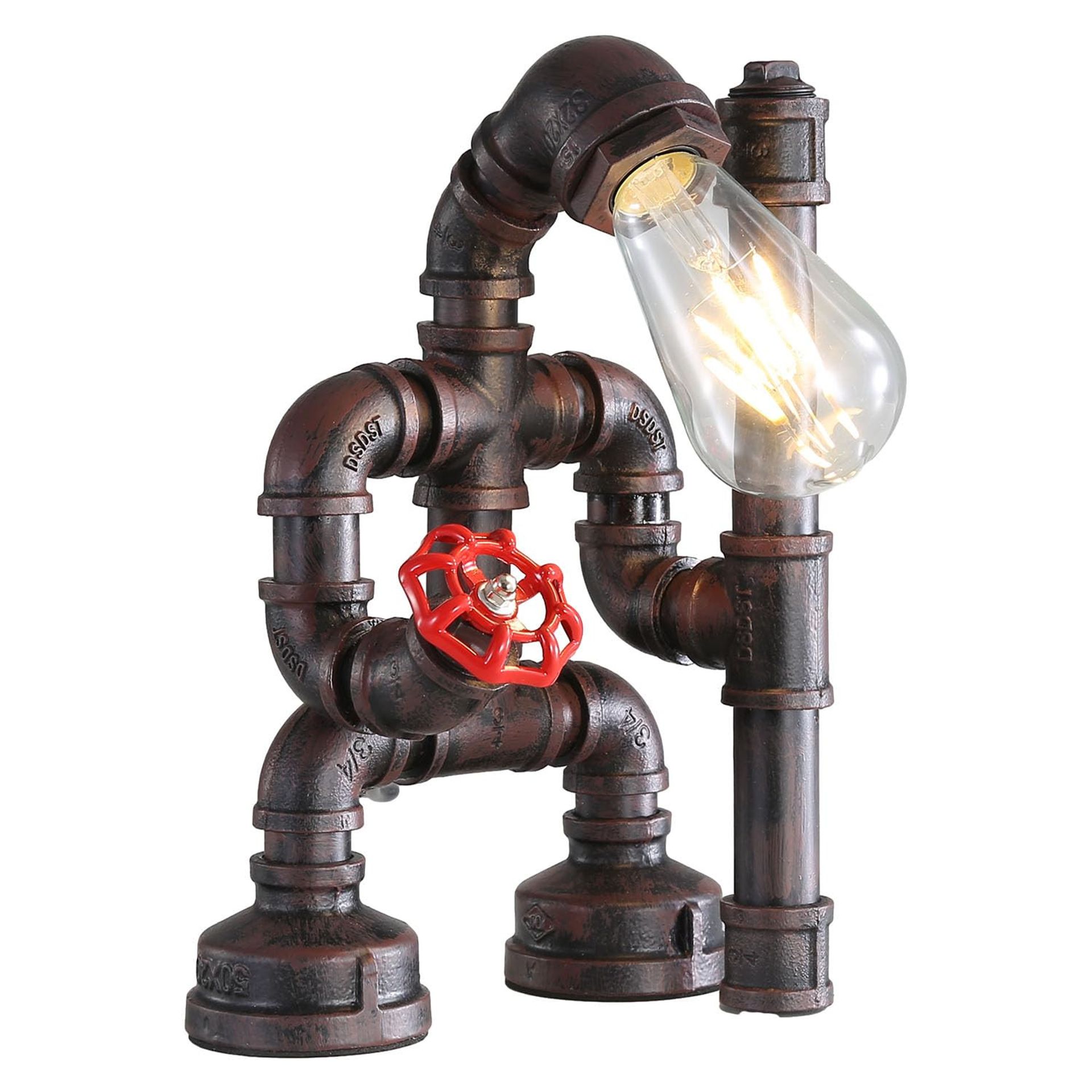 Steampunk Robot Table Lamp Vintage Industrial Edison Metal Desk Light Home Décor - Sunny Boy - Student Essentials