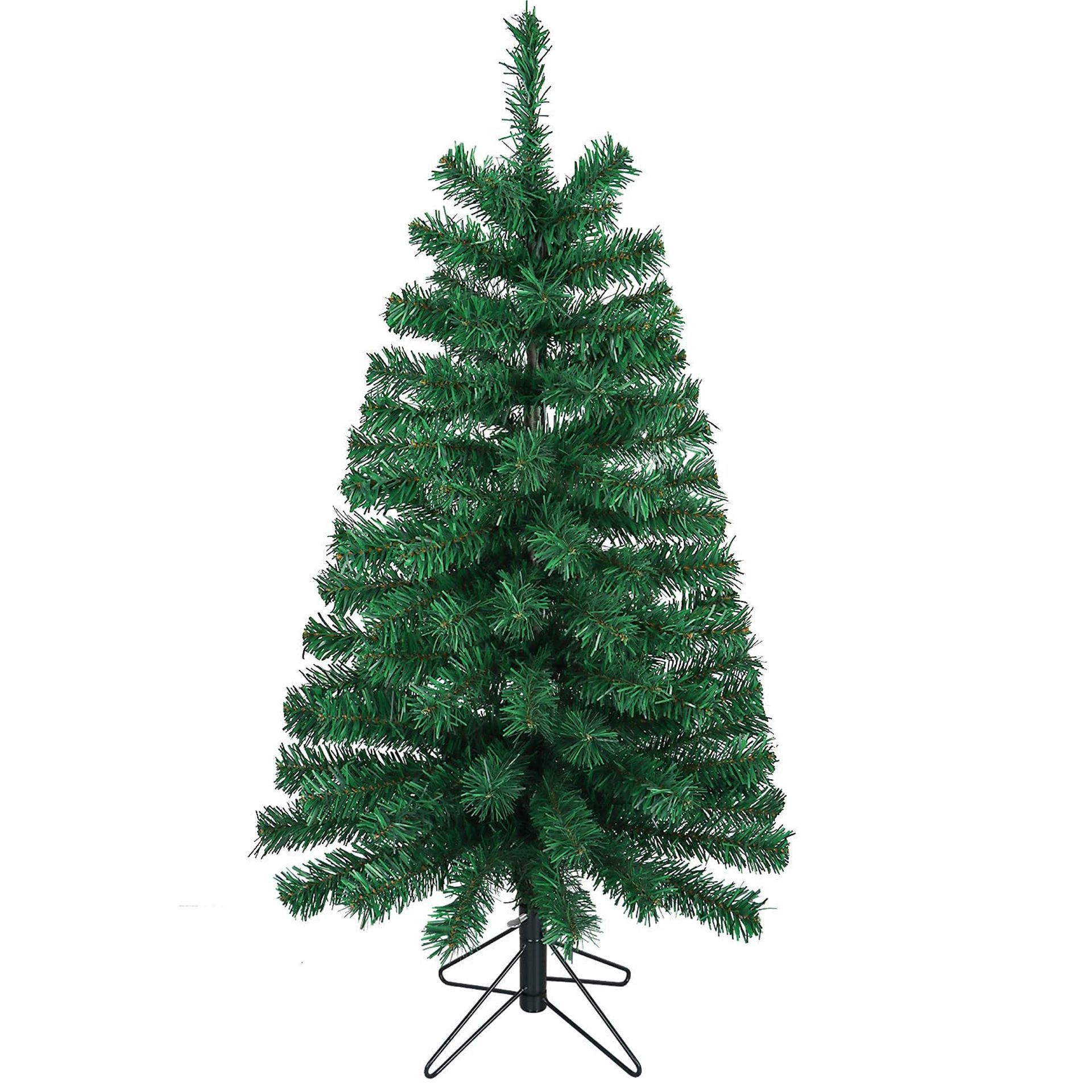 Artificial Snow Christmas Tree with Metal Stand 700 Tips Realistic Pine - Green Flocked 6.2ft