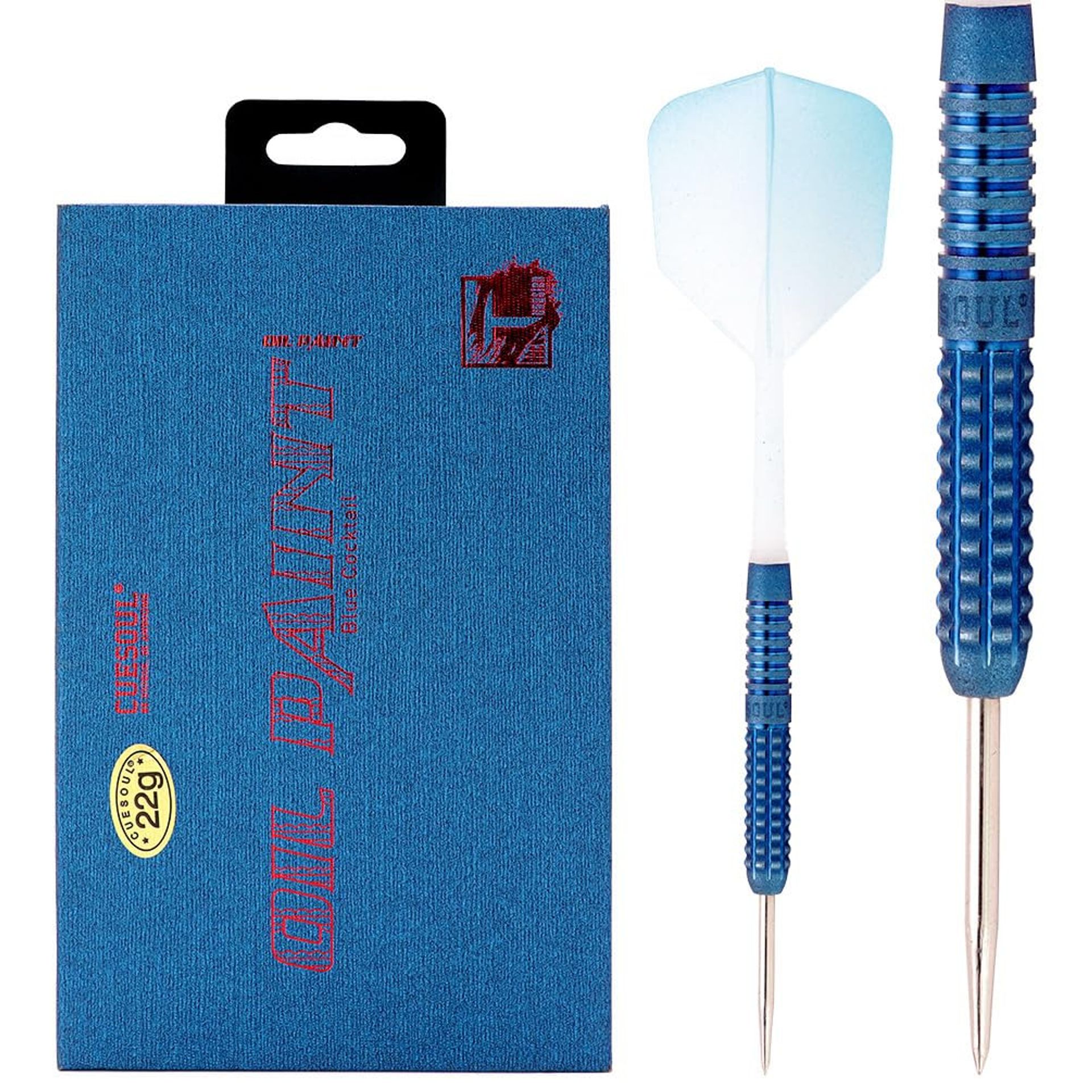 Professional Steel Tip Dart Set 90% Tungsten with ROST Flights - Pink Lady Cocktail 21g