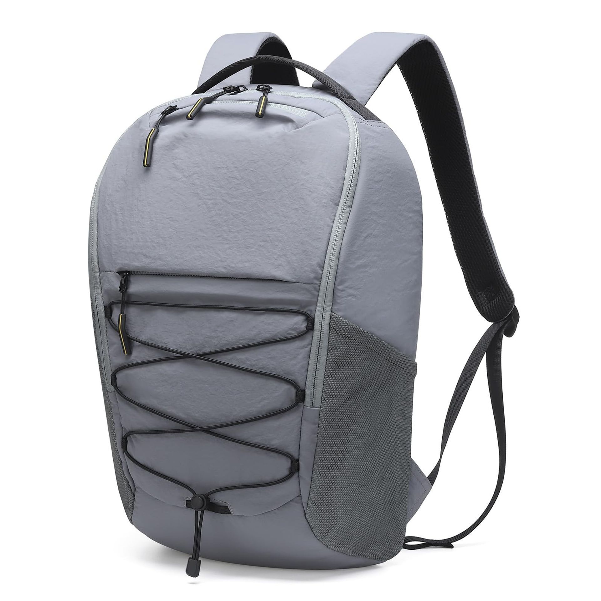 35L Travel Laptop Backpack Waterproof Rucksack Fits 15.6-Inch Laptop Lightweight Outdoor Daypack - Grey Large
