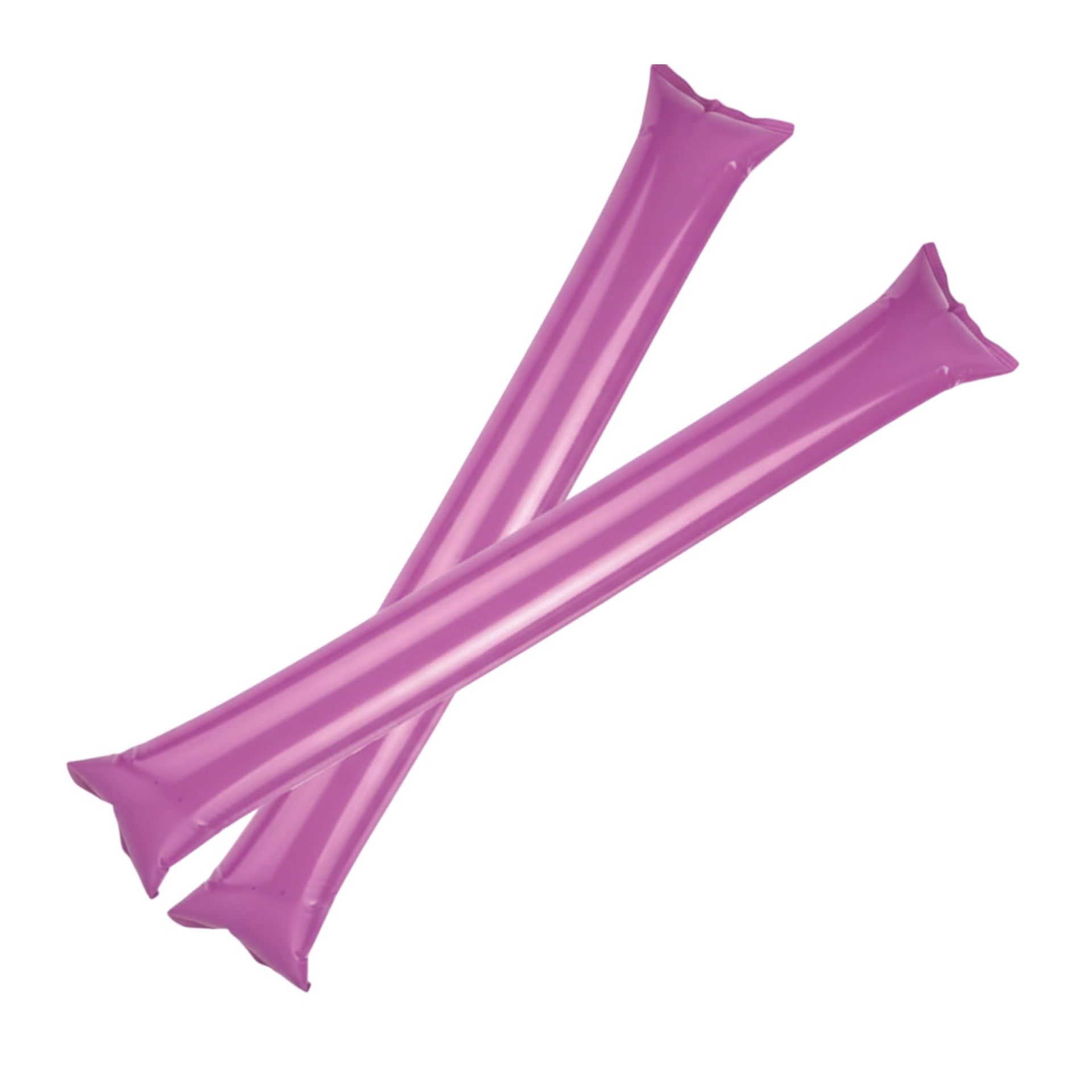 Reusable Inflatable Clapping Sticks 100 Pairs Loud Thunder Noisemakers for Parties, Sports & Events - Purple 100 Pairs