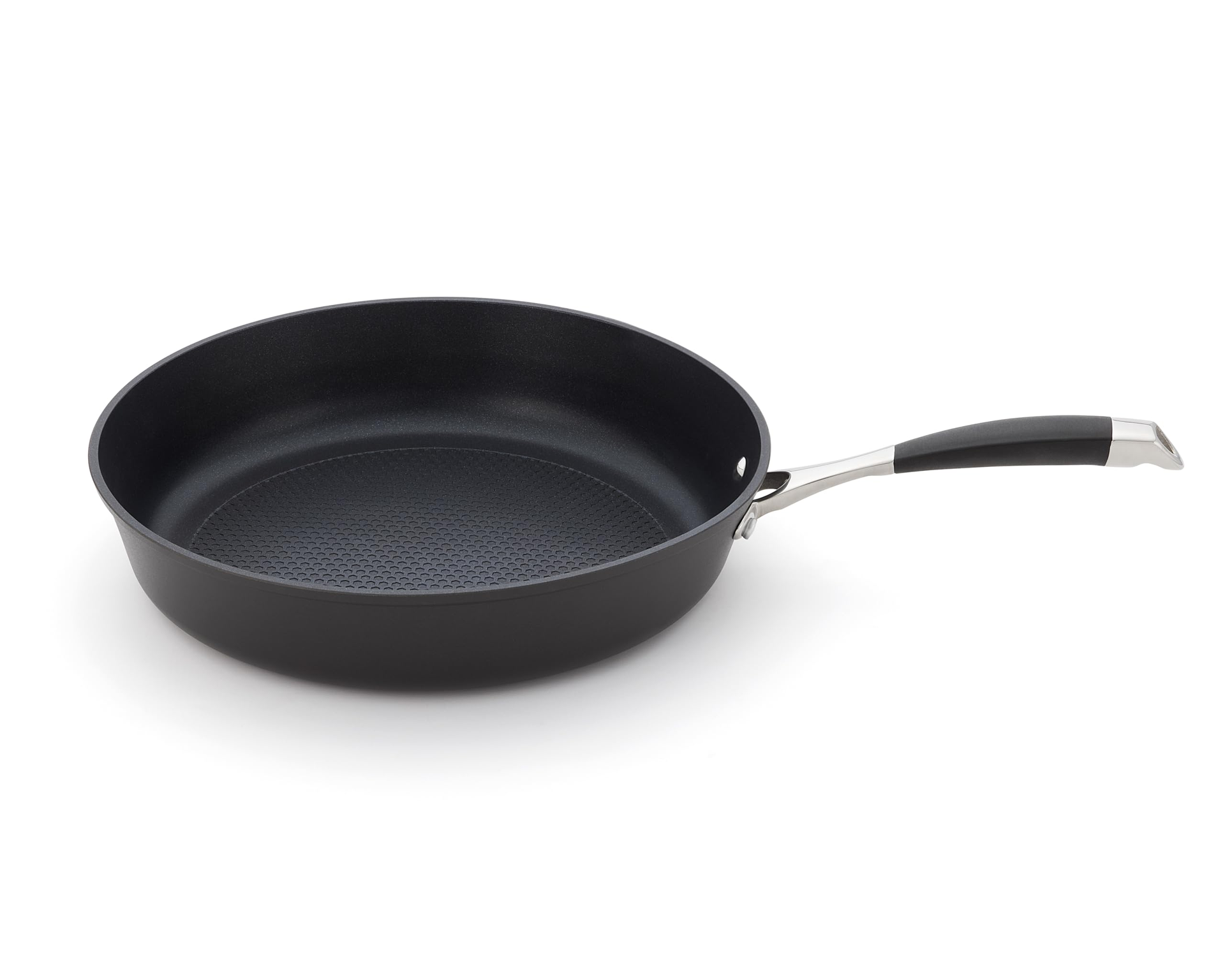 Stellar Non-Stick Frying Pan Induction Compatible Oven and Dishwasher Safe with Stay Cool Handle - Black 30cm - Spring Refresh