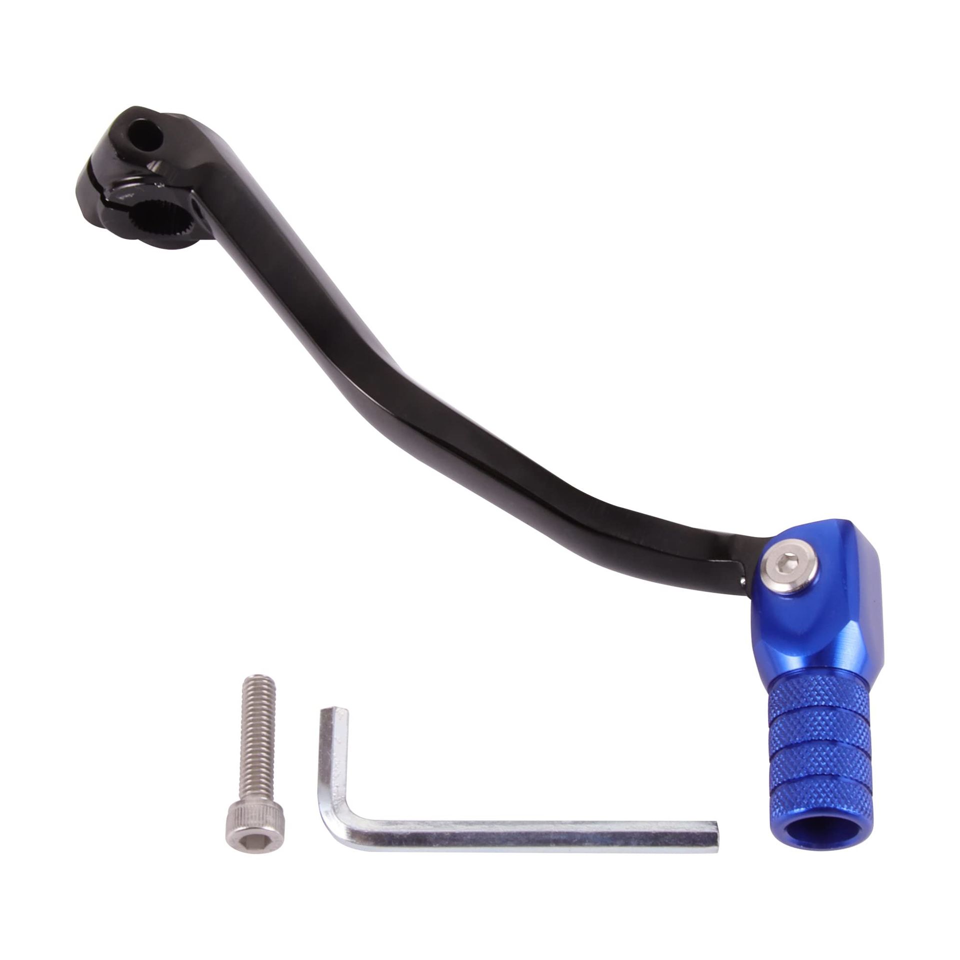 Motorcycle Shift Lever Folding Gear Pedal Replacement Aluminium Alloy for Motorbike ATV Dirt Pit Bike - Blue