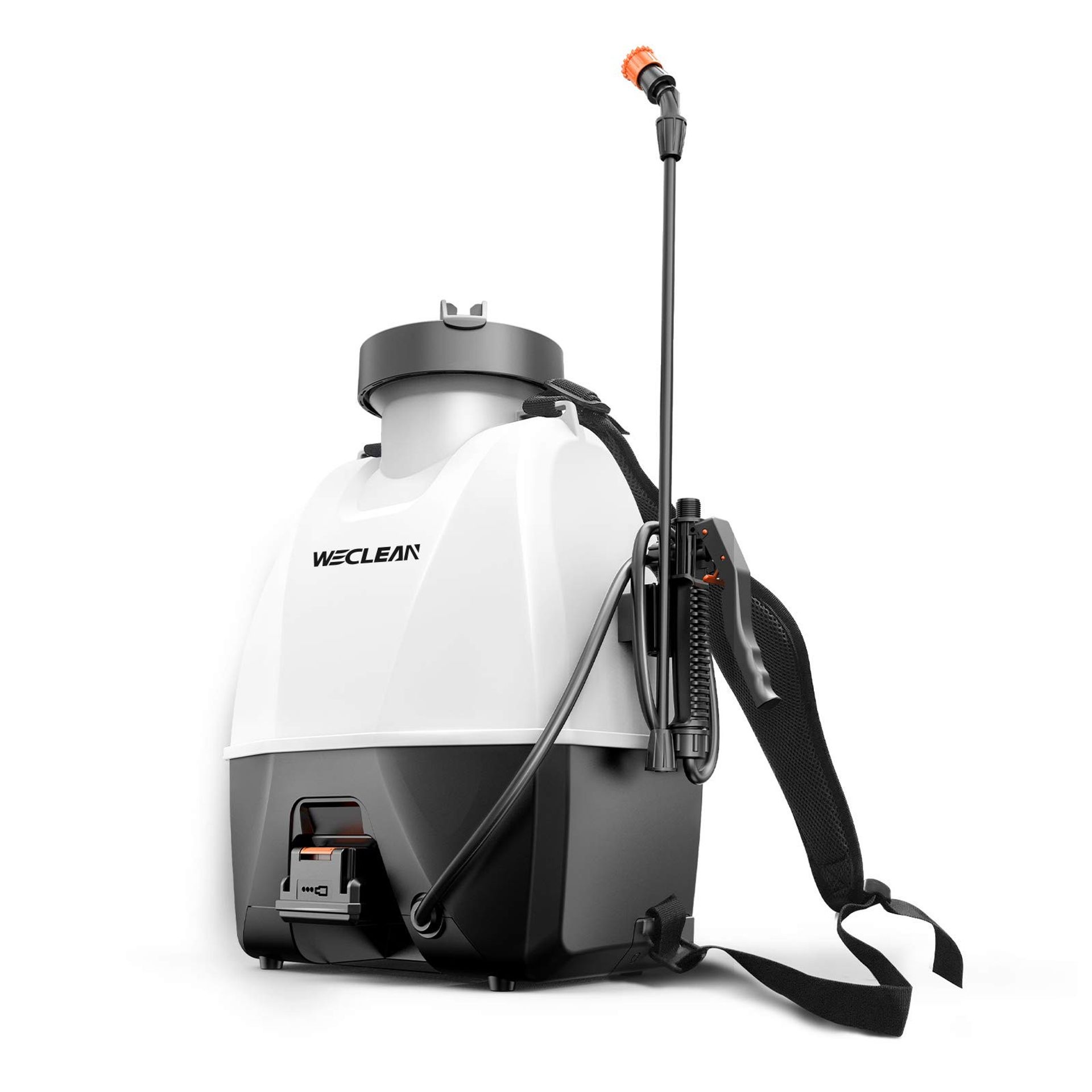 Electric 18V Lithium Cordless Garden Sprayer 15L Weed & Pest Control with Detachable Battery - Black and White 15L