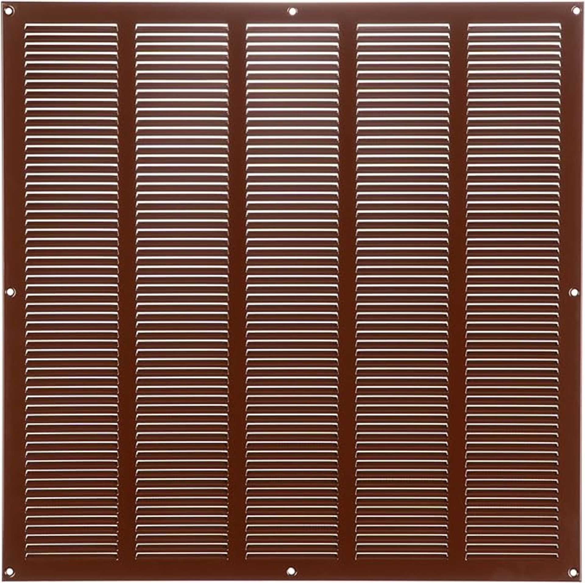 Metal Air Vent Cover 500x500mm with Insect Mesh for Wall or Ceiling - Brown 500x500mm