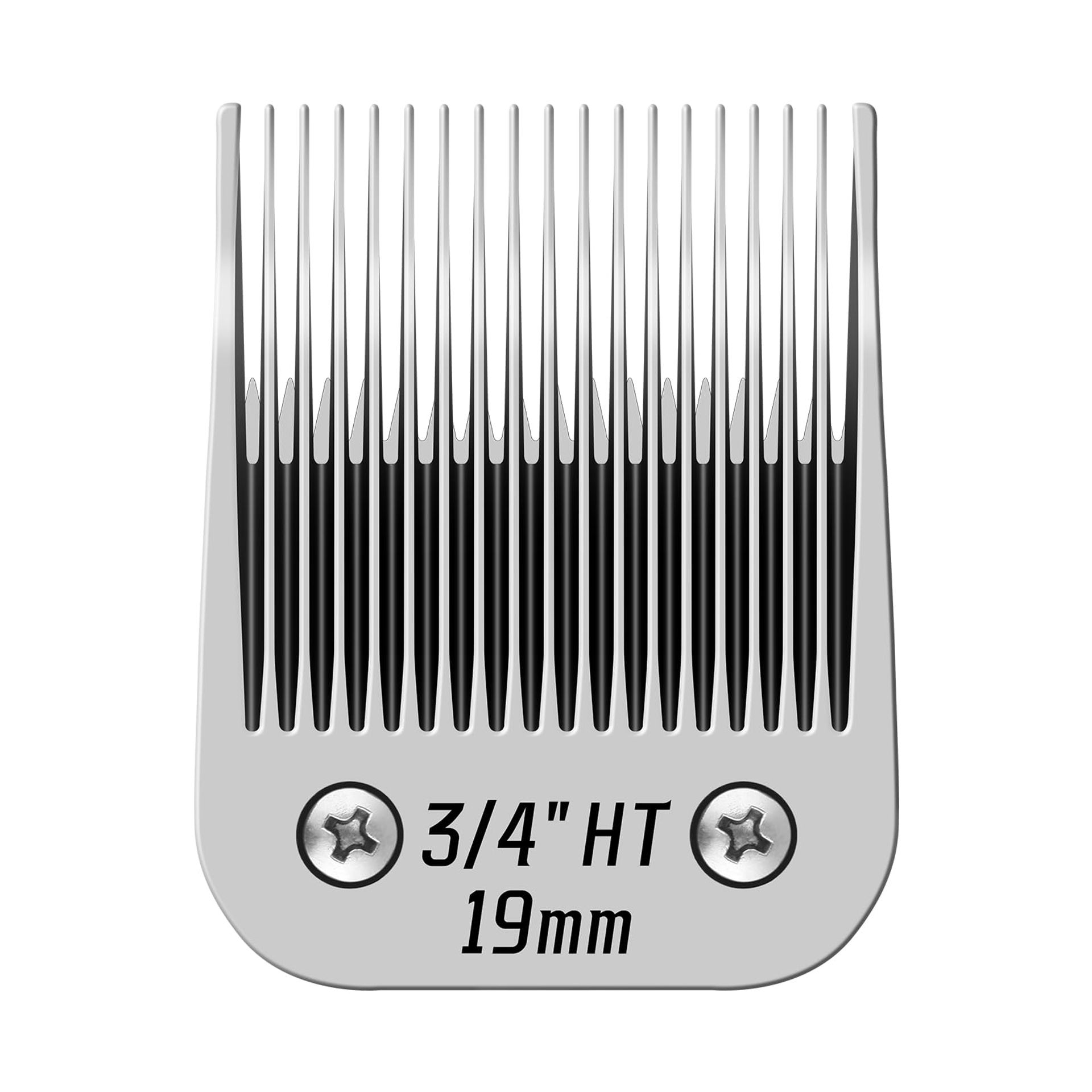 Pet Dog Grooming Detachable Blade Compatible with Andis Oster Wahl Clippers 3/4 Inch Cut Length - Silver 3/4" HT-19mm