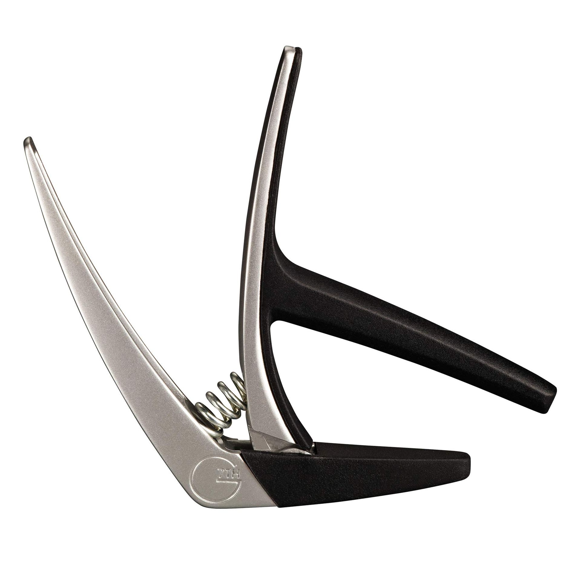 Nashville Capo for 6-String Acoustic & Electric Guitars Lightweight Design - Silver Einheitsgröße