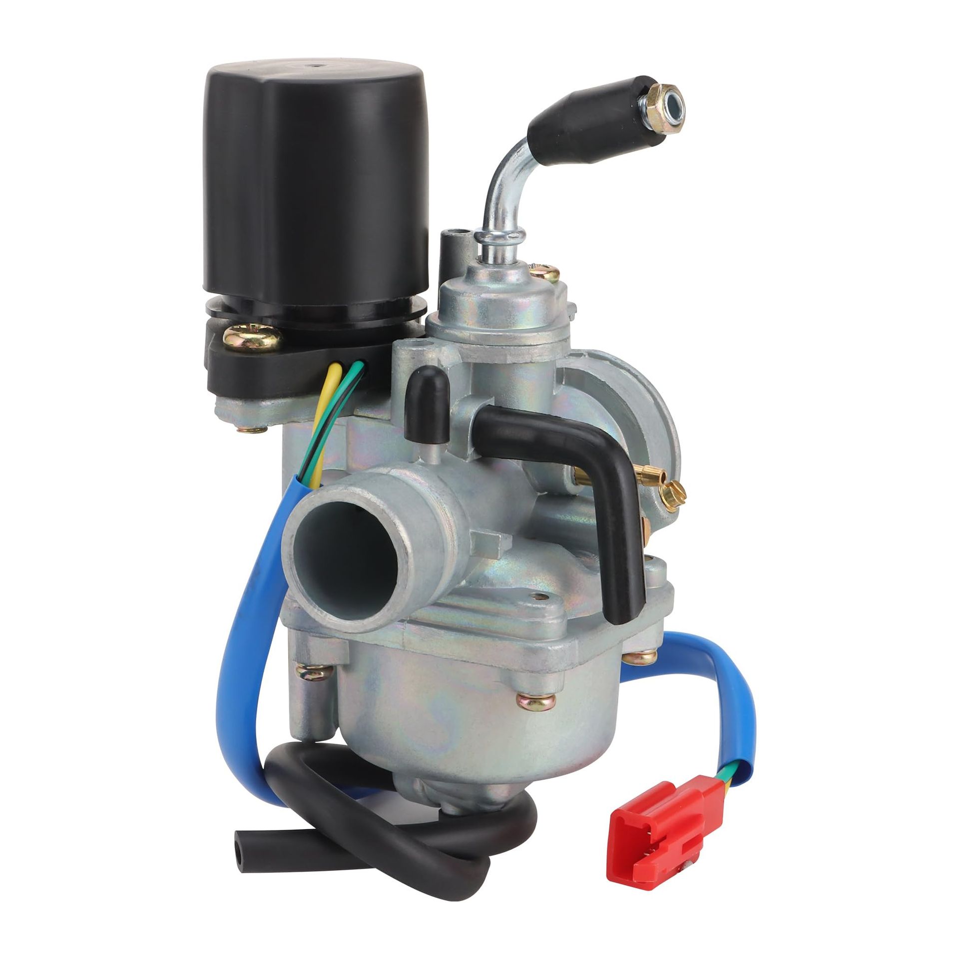 Carburettor Replacement PZ19 for 50cc–110cc 2-Stroke ATV Scooter with Electric Choke - Silver N090-091