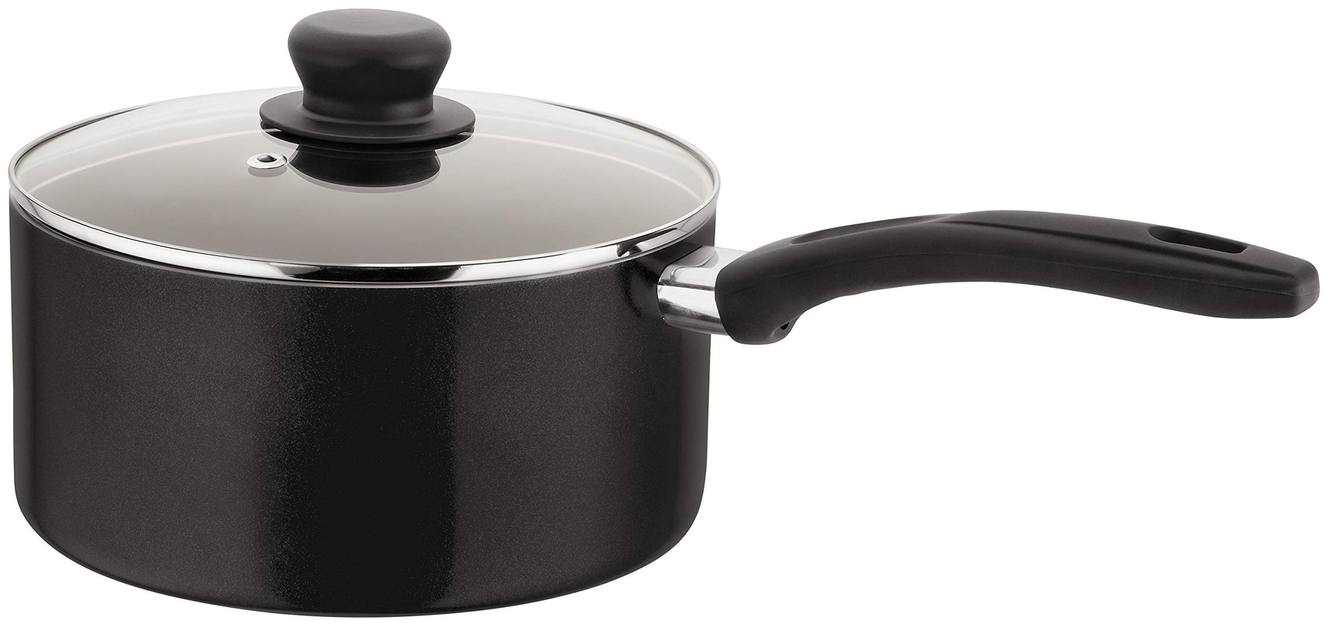 Judge Radiant Non-Stick Saucepan Teflon Coating 2.2L Induction & Oven Safe - Black 20cm - Spring Refresh