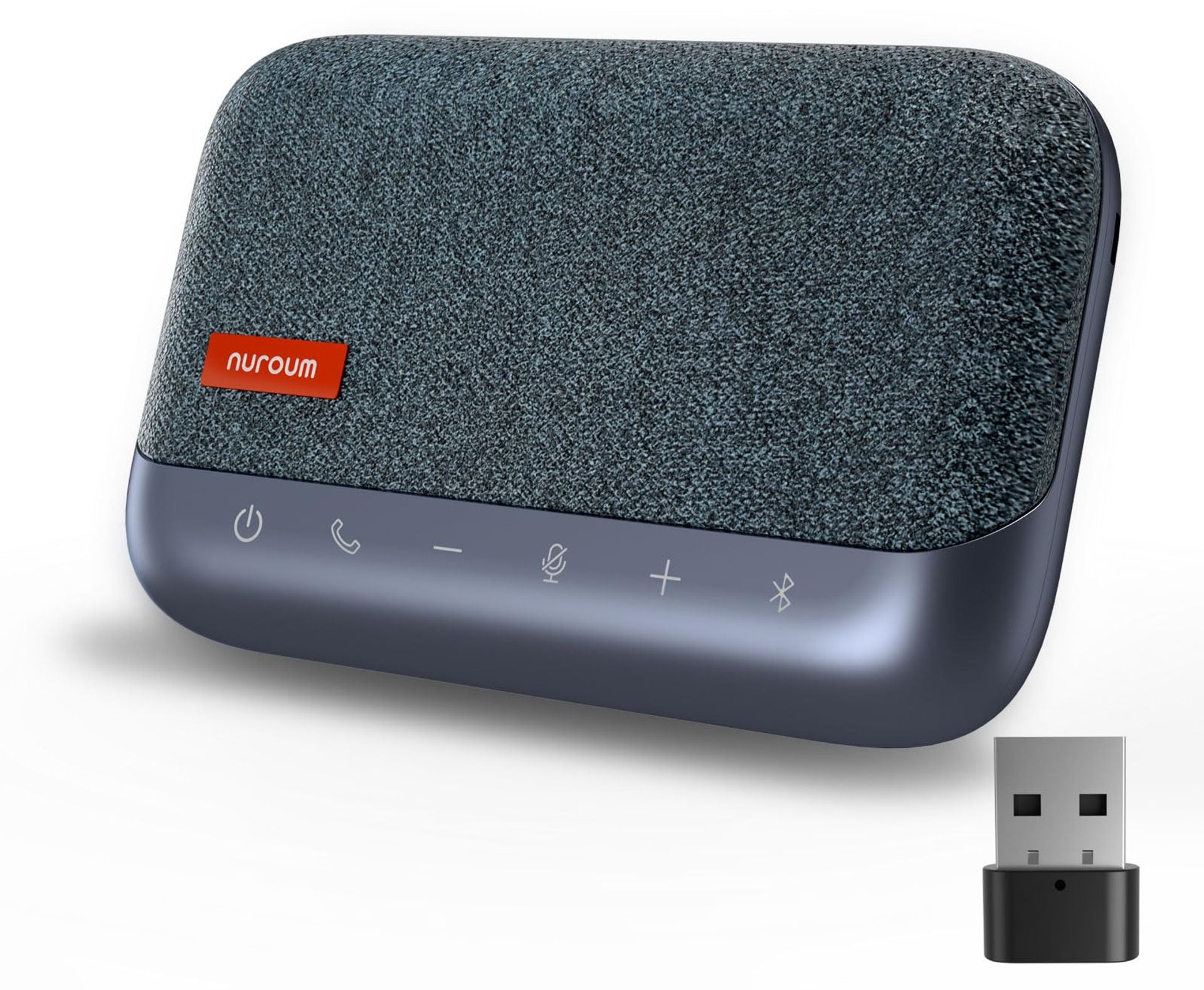 Bluetooth Conference Speakerphone 360° Voice Pickup Noise Reduction Portable Wireless Microphone for Meetings - Blue A15