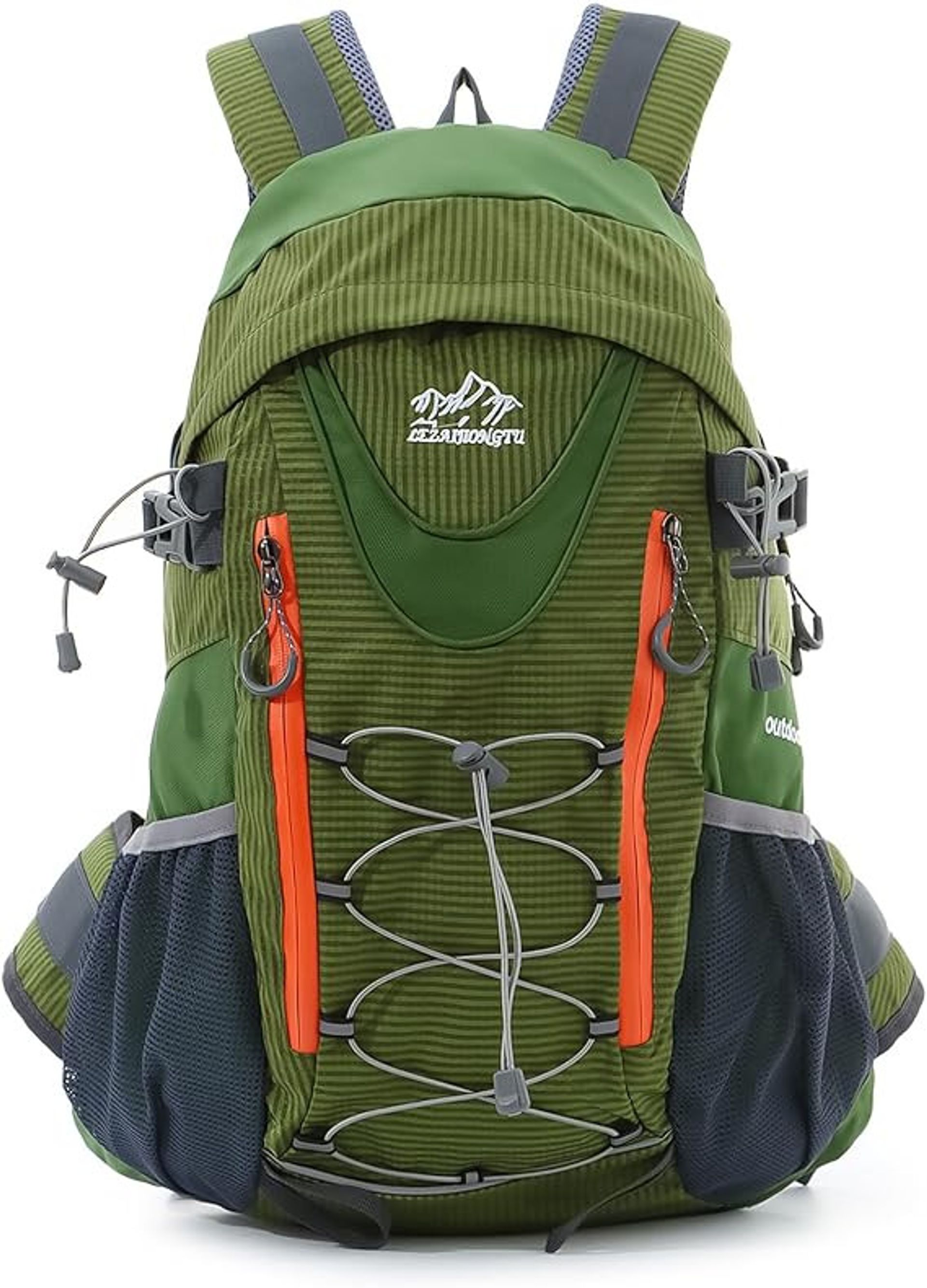 Hiking Travel Backpack 40L Water Resistant Outdoor Camping Trekking Daypack - Green 40L