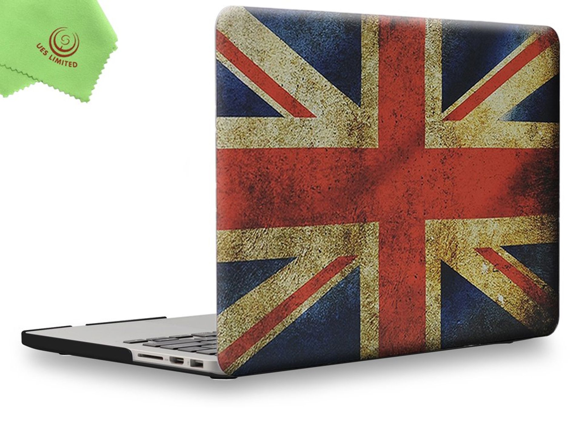 Hard Shell Case Cover for MacBook Pro 15" Retina A1398 Anti-Scratch Matte Finish - UK Flag Pattern
