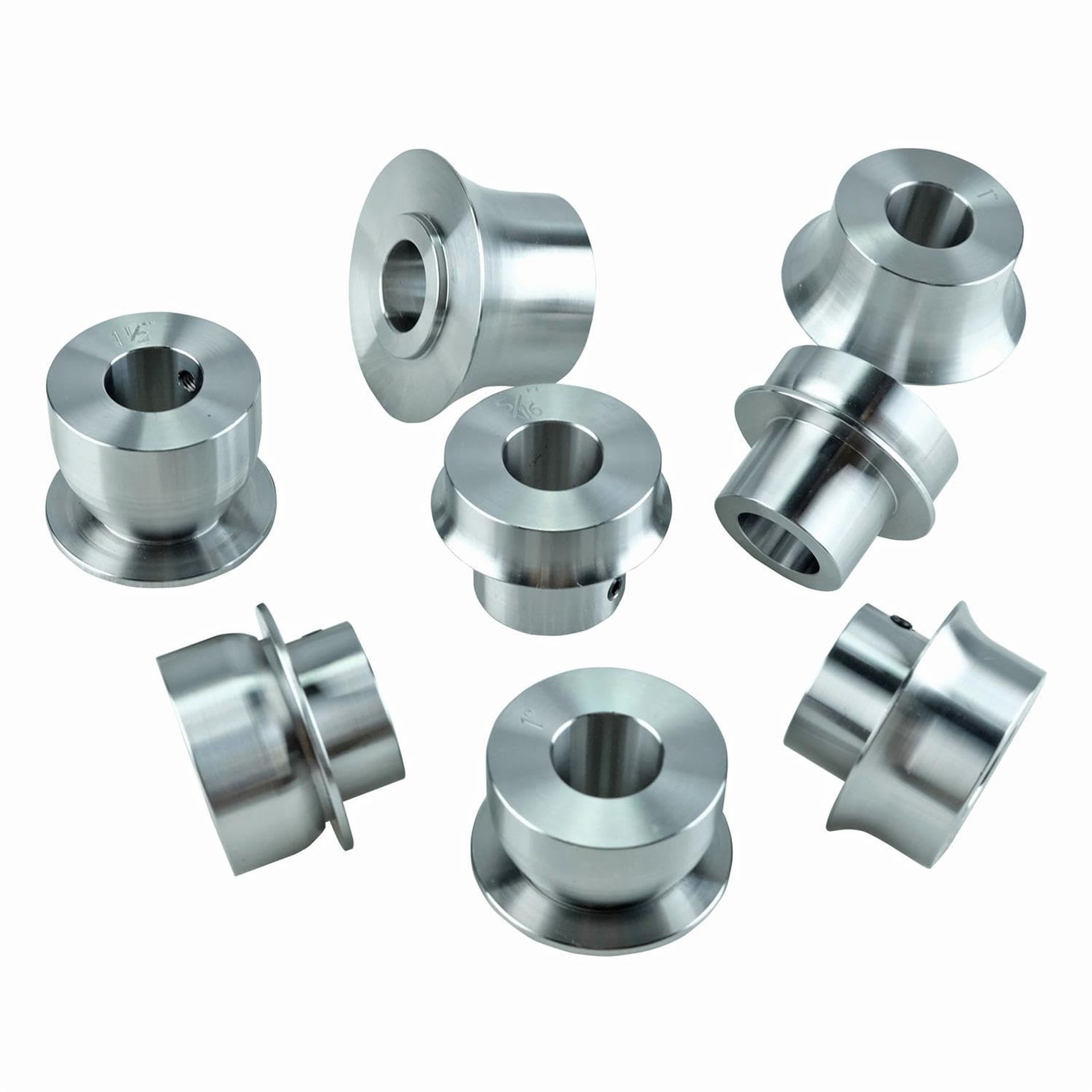Bead Roller Radius Edge Die Set with 8 Dies 5/16" to 1 1/2" Radius for Metal Shaping - Silver KF5015
